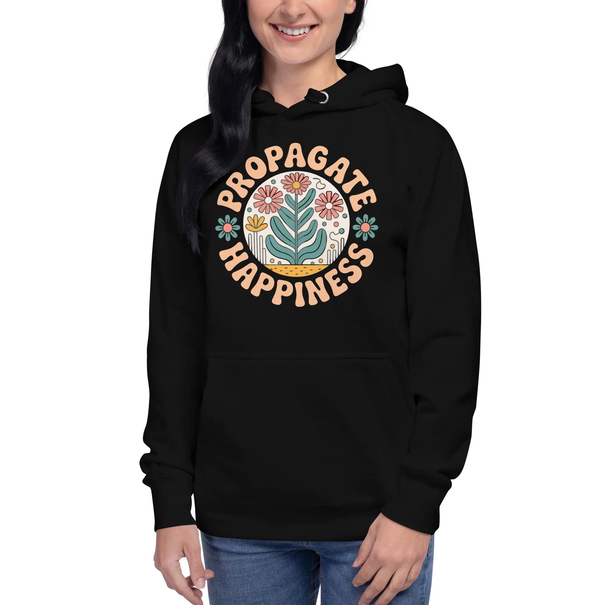 Plant Lover Hoodie – Propagate Happiness Graphic Pullover - RaZits