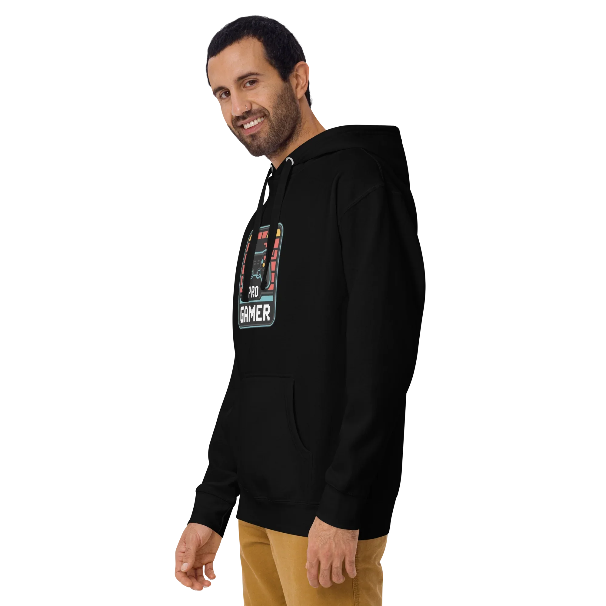 Pro Gamer Hoodie – Retro Pixel Art Game Controller Design - RaZits