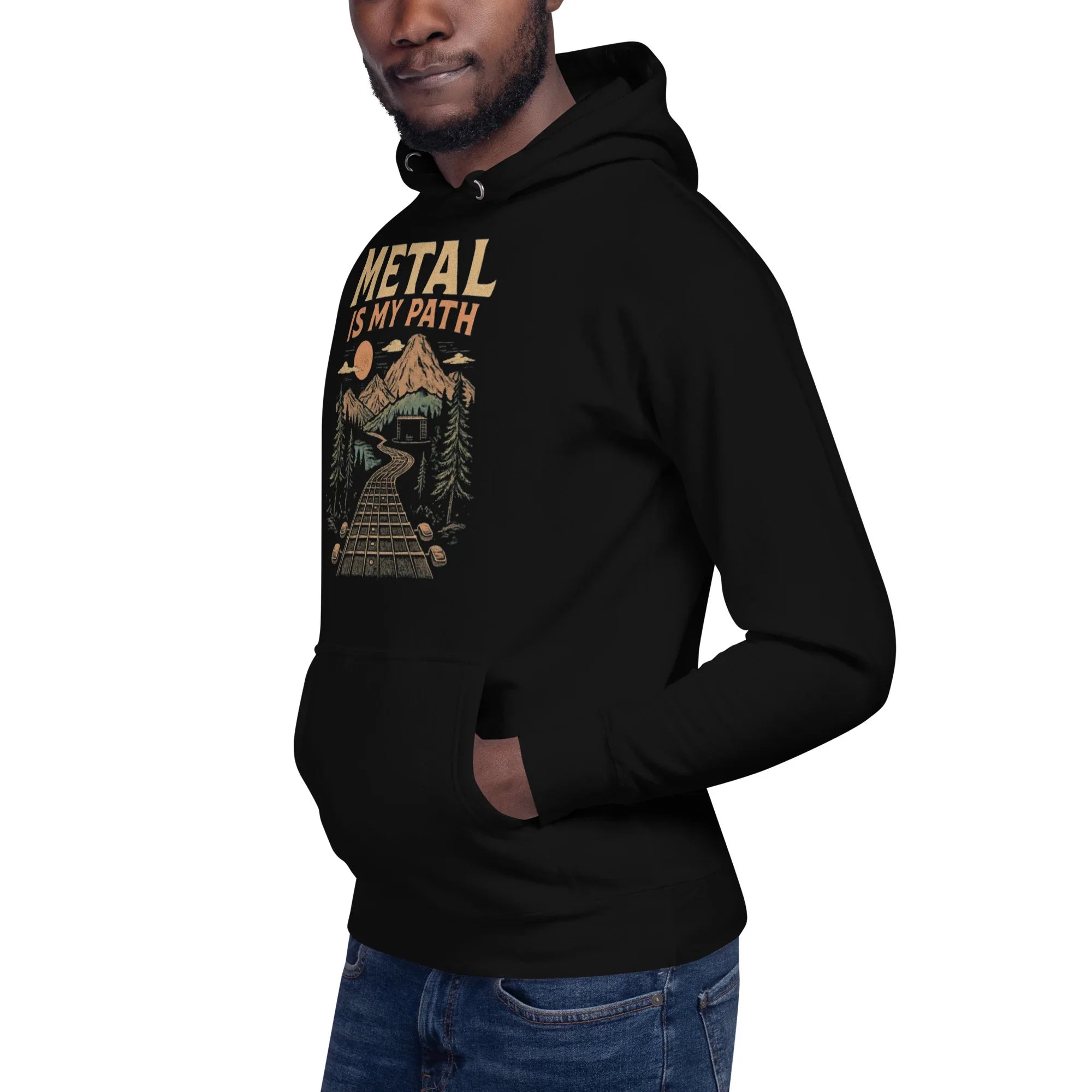 Metal Is My Path Hoodie – Heavy Music Trailblazer - RaZits