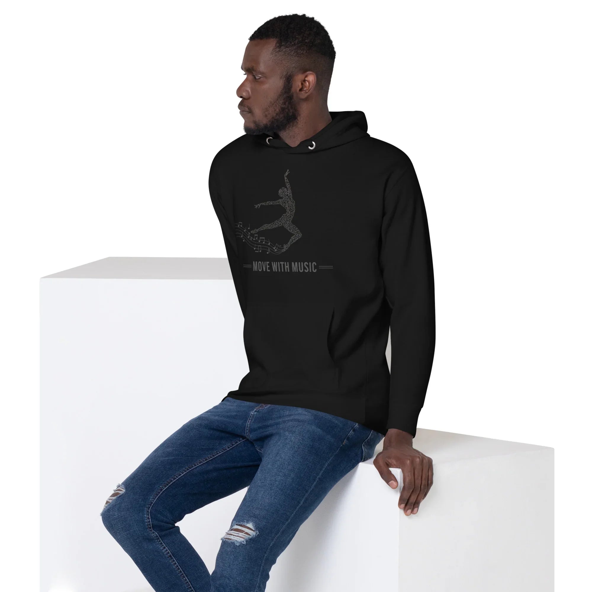 Move With Music Hoodie – Dance & Rhythm Graphic - RaZits