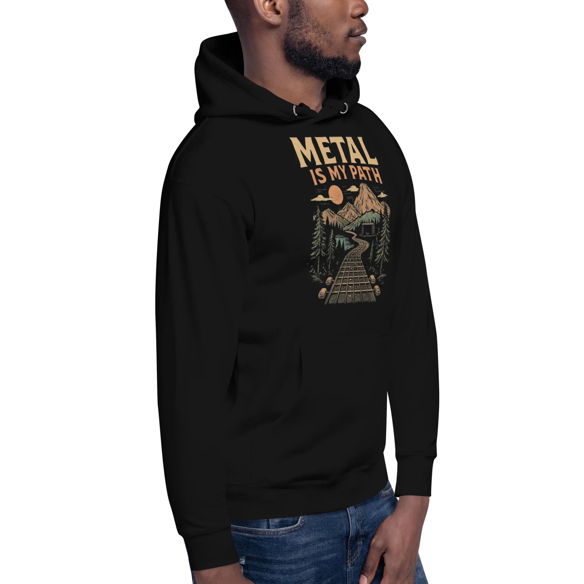 Metal Is My Path Hoodie – Heavy Music Trailblazer - RaZits