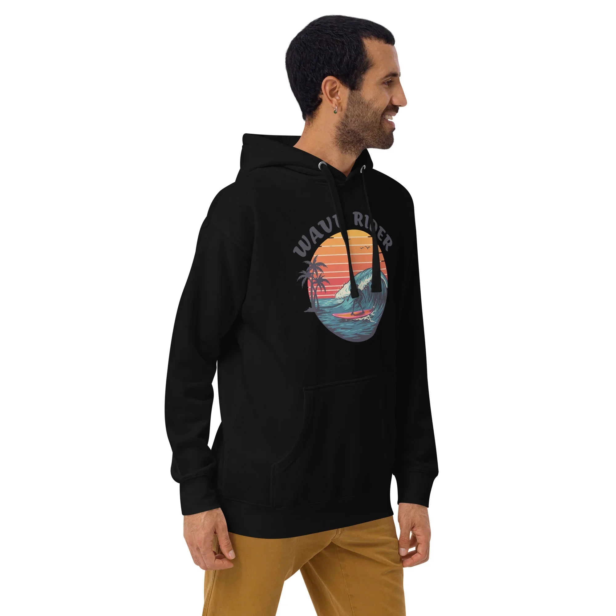 Wave Rider Hoodie – Sunset Surf Aesthetic - RaZits