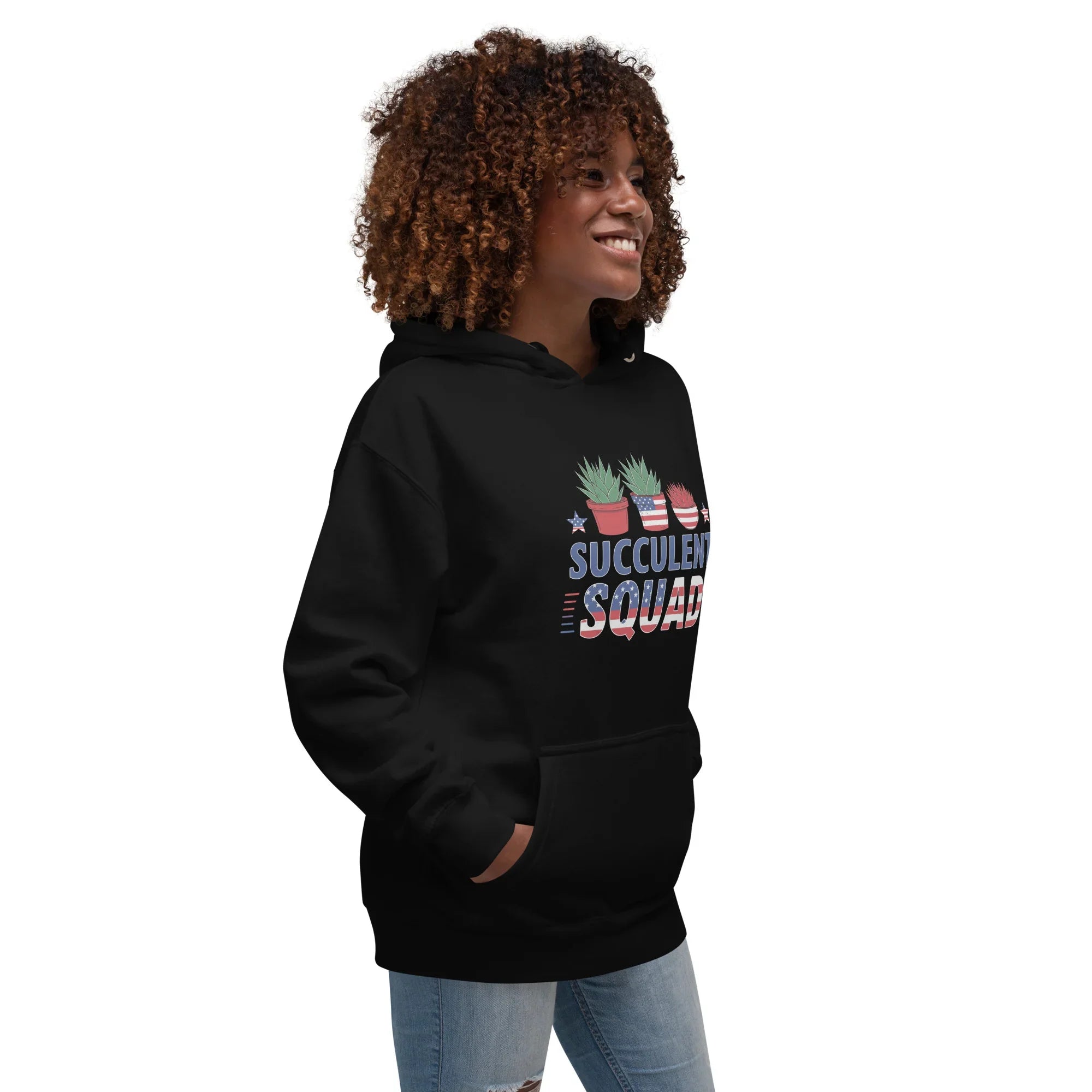 Succulent Hoodie – Succulent Squad Cute Plant Pullover - RaZits