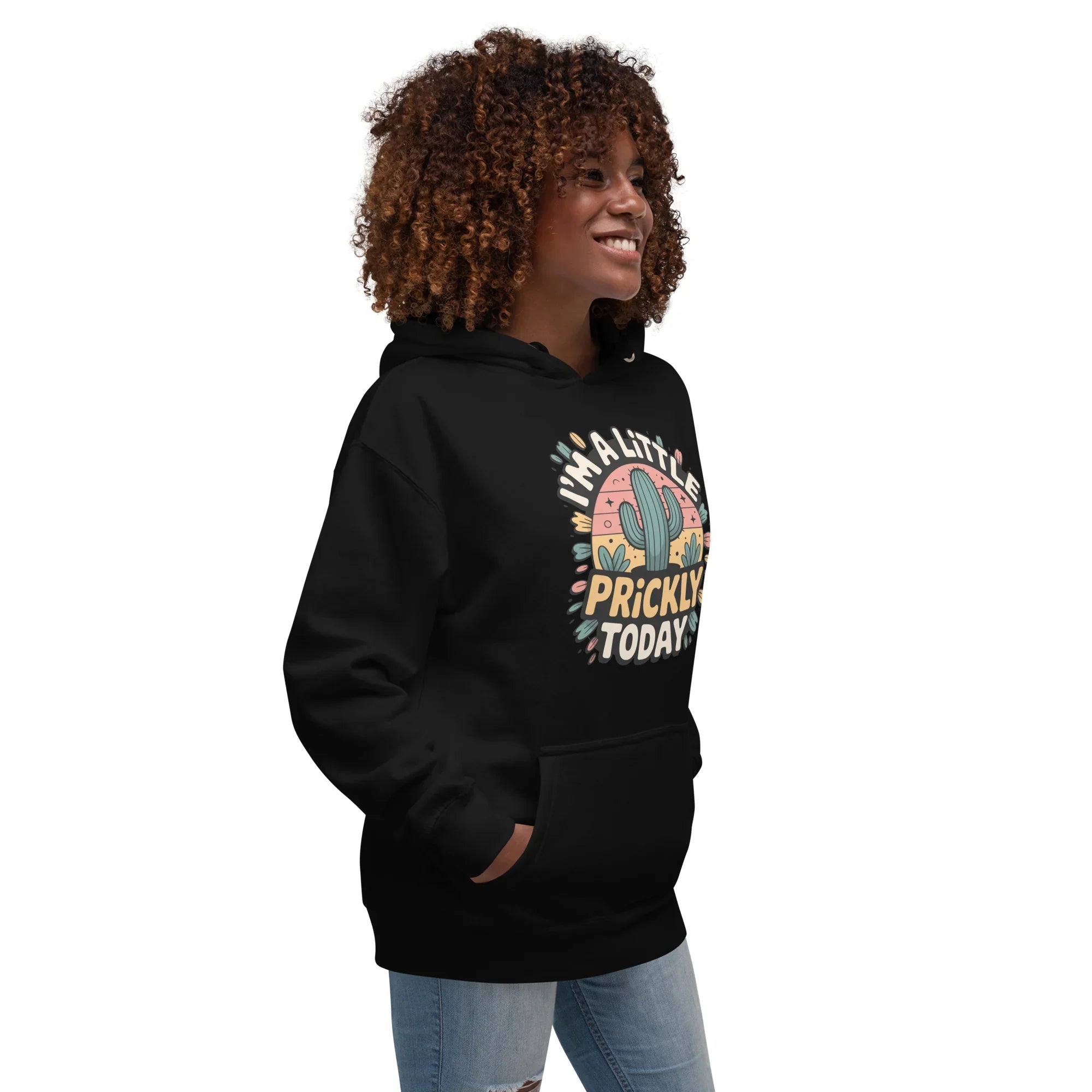 Cactus Hoodie – I’m A Little Prickly Today Funny Desert Pullover - RaZits