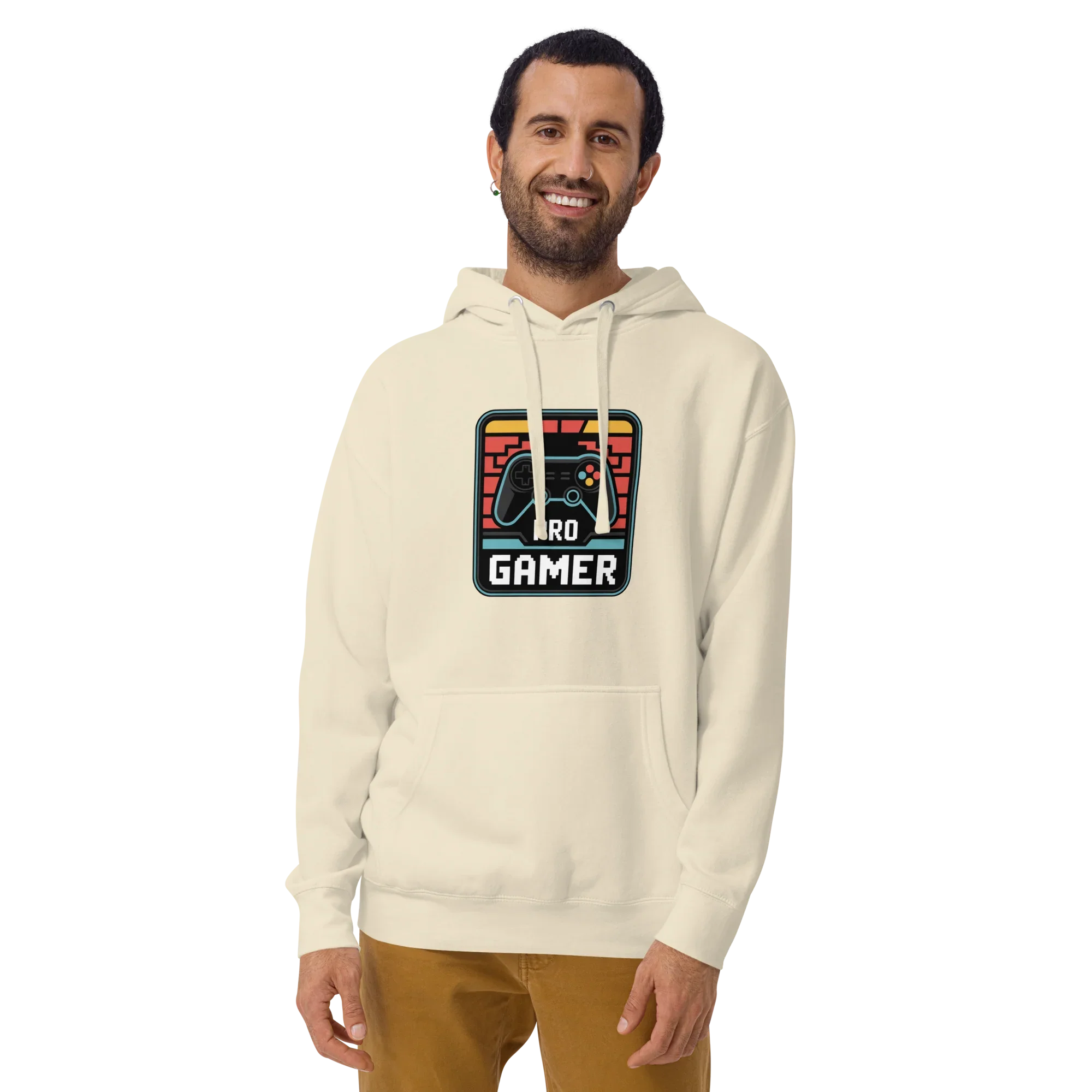 Pro Gamer Hoodie – Retro Pixel Art Game Controller Design - RaZits