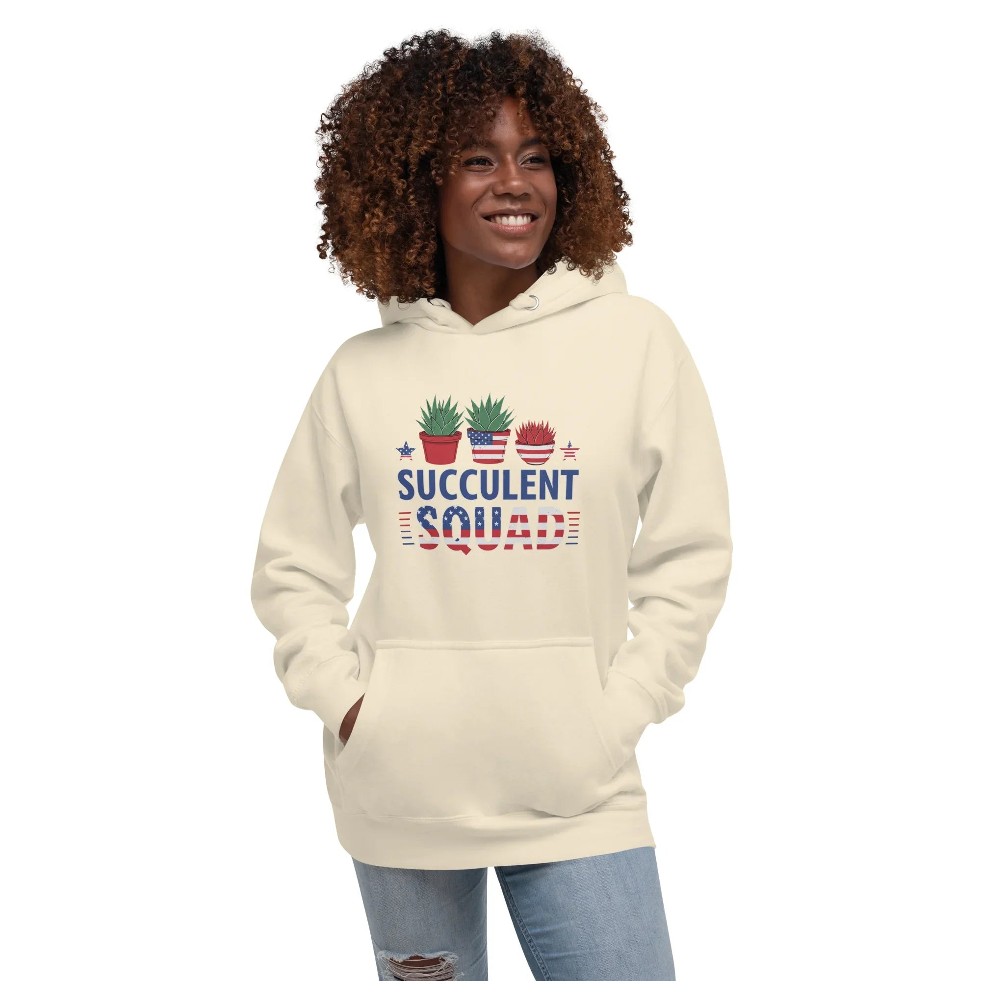 Succulent Hoodie – Succulent Squad Cute Plant Pullover - RaZits