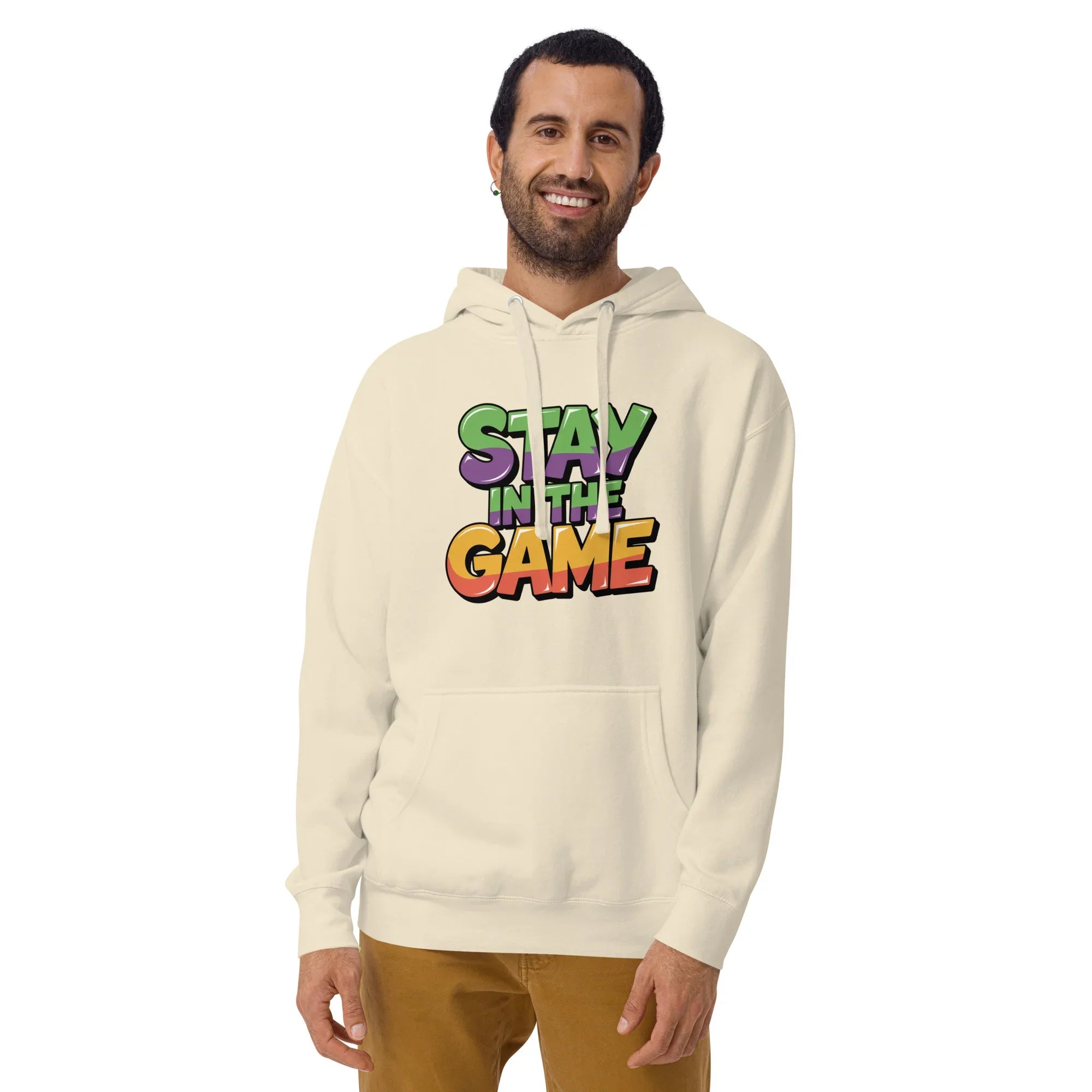 Stay in the Game Hoodie – Bold Motivational Gamer Style - RaZits
