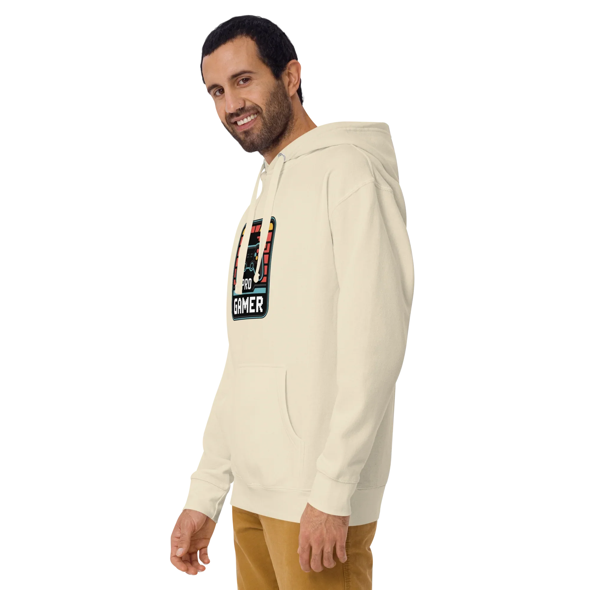 Pro Gamer Hoodie – Retro Pixel Art Game Controller Design - RaZits