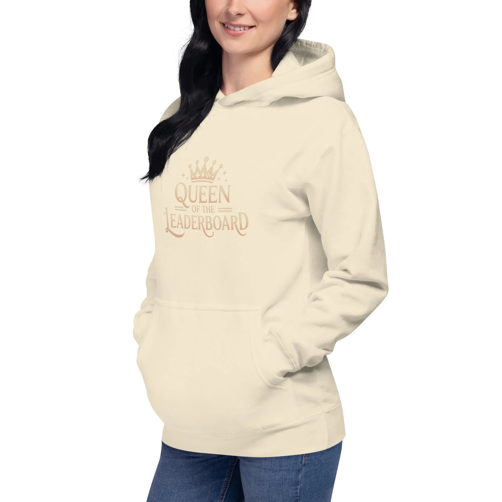 Queen of the Leaderboard Hoodie – Gamer Girl Crown Design - RaZits