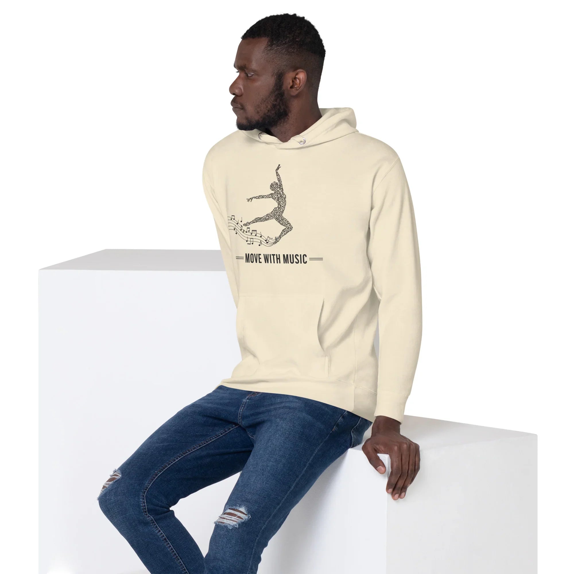 Move With Music Hoodie – Dance & Rhythm Graphic - RaZits