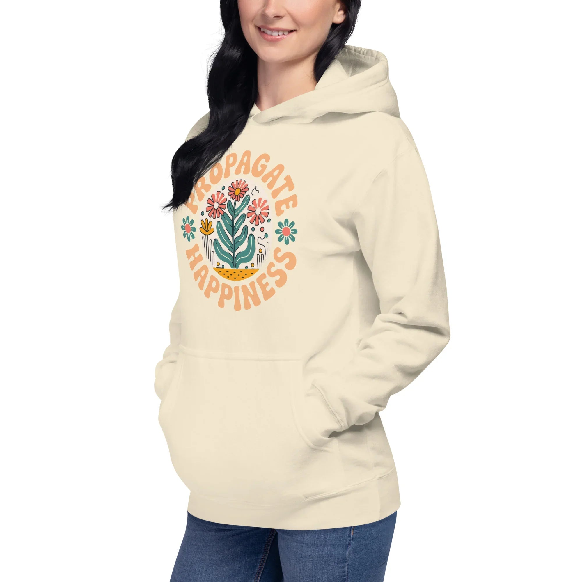 Plant Lover Hoodie – Propagate Happiness Graphic Pullover - RaZits
