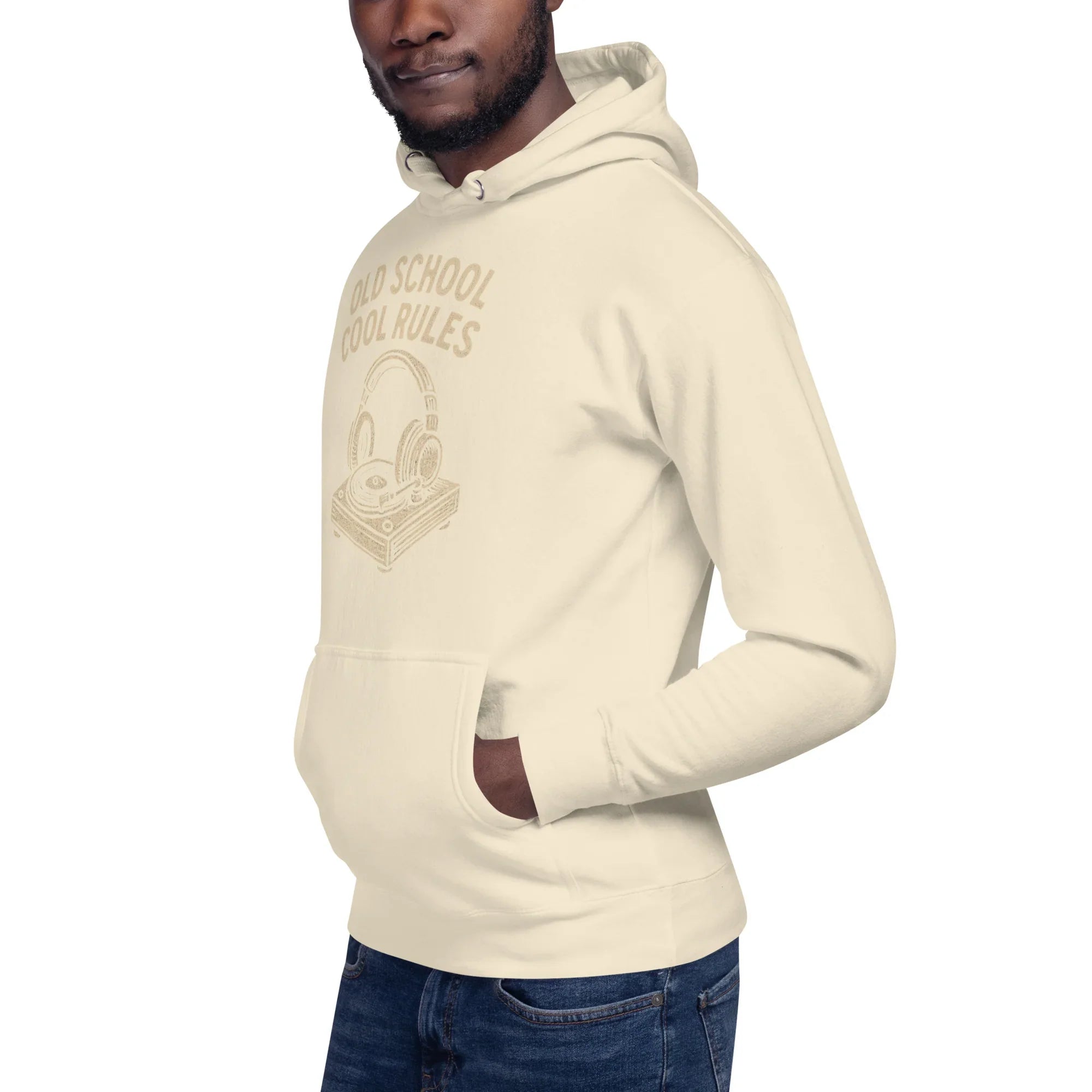 Old School Cool Rules Hoodie – Vintage Turntable Chillwear - RaZits
