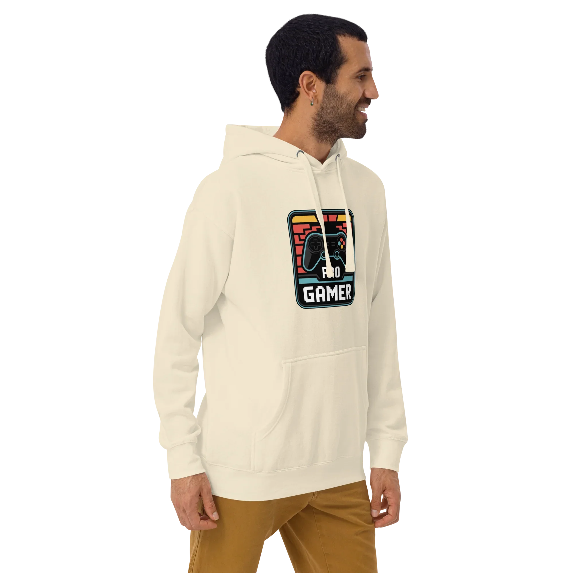 Pro Gamer Hoodie – Retro Pixel Art Game Controller Design - RaZits