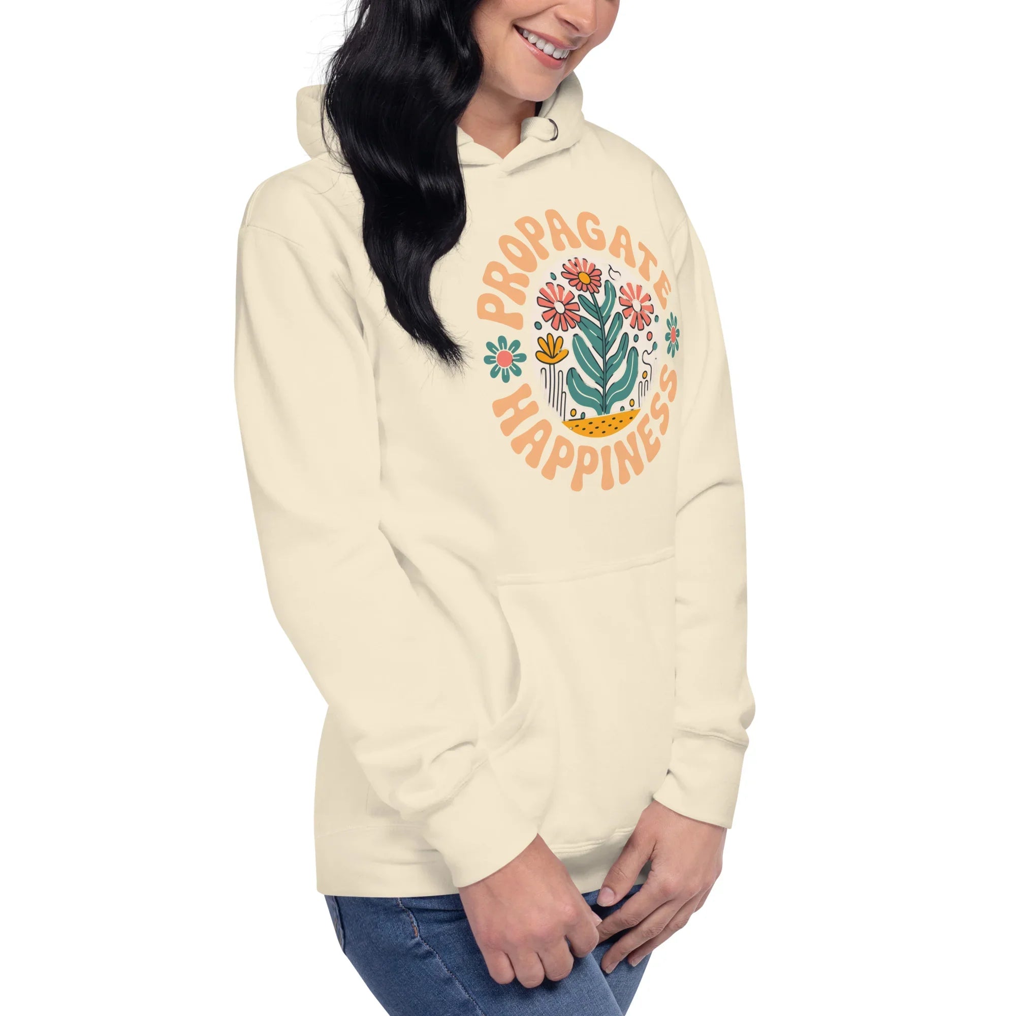 Plant Lover Hoodie – Propagate Happiness Graphic Pullover - RaZits