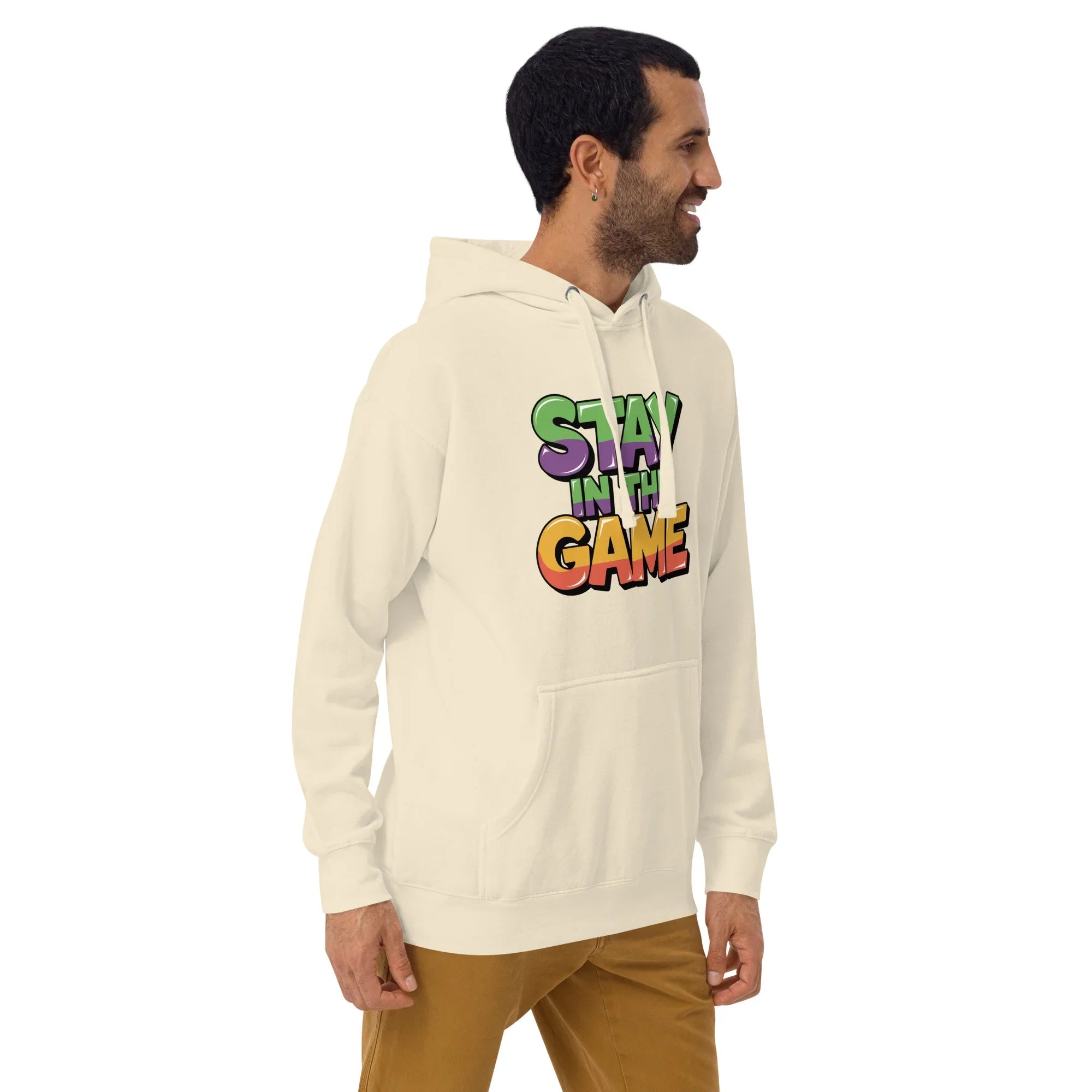 Stay in the Game Hoodie – Bold Motivational Gamer Style - RaZits