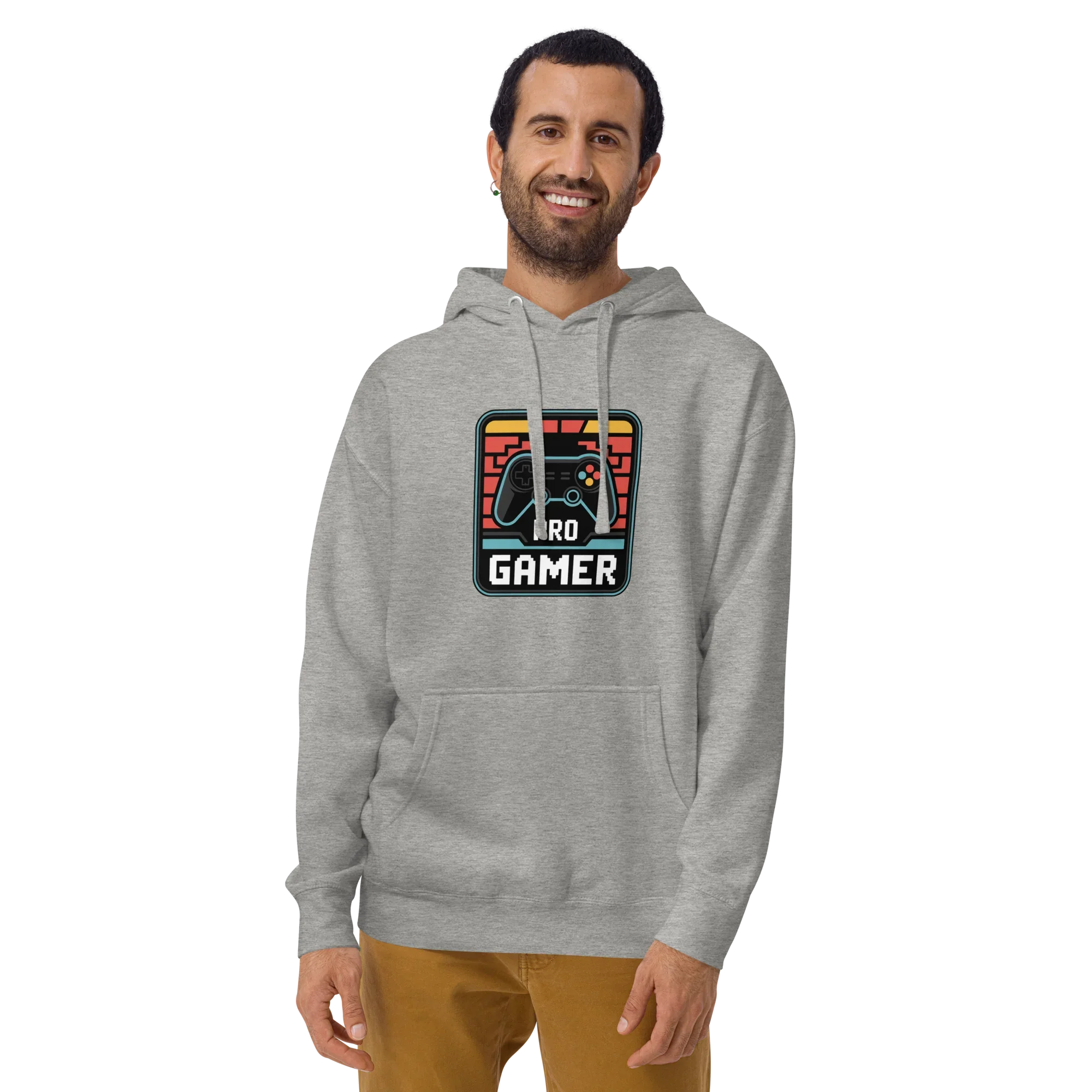 Pro Gamer Hoodie – Retro Pixel Art Game Controller Design - RaZits