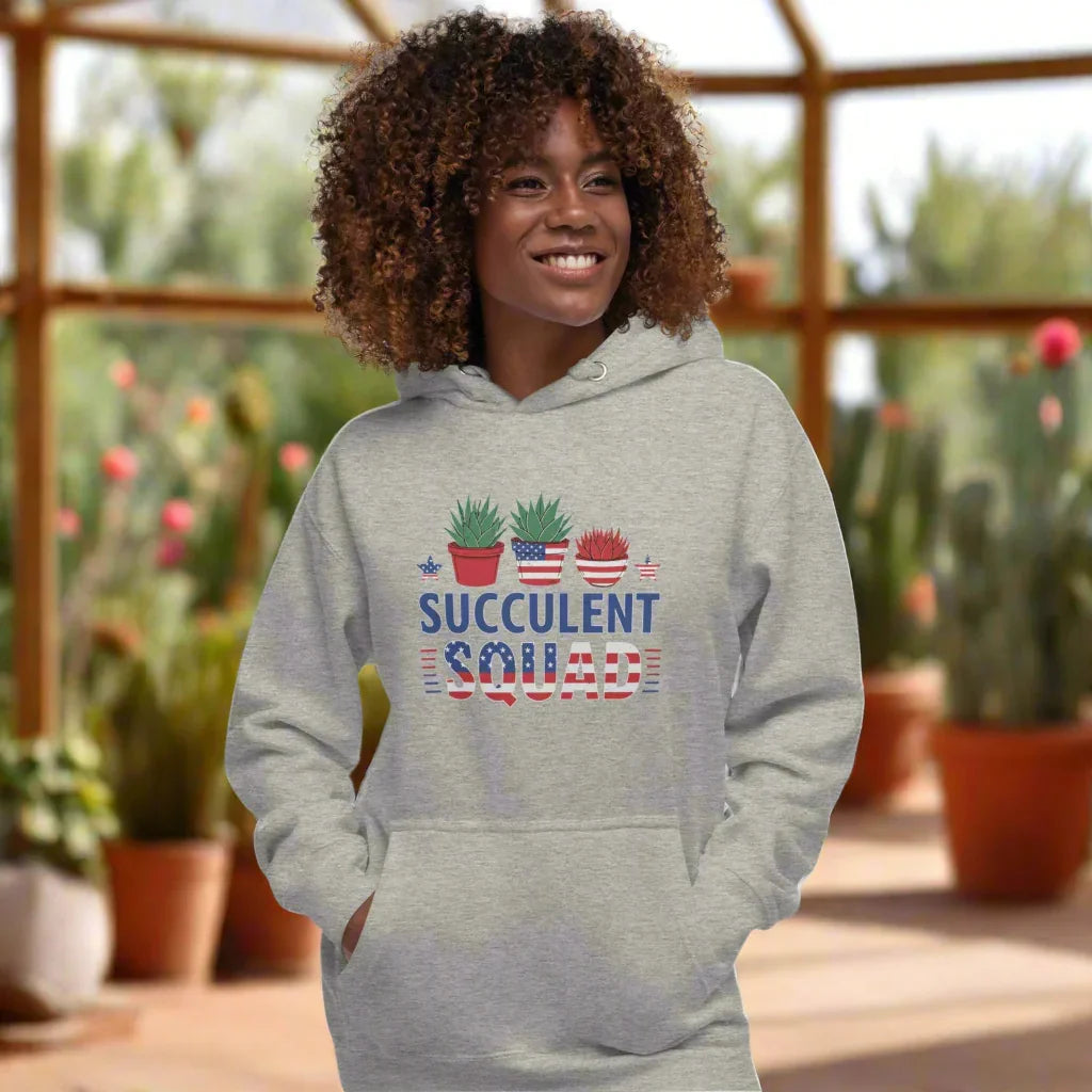 Succulent Hoodie – Succulent Squad Cute Plant Pullover - RaZits