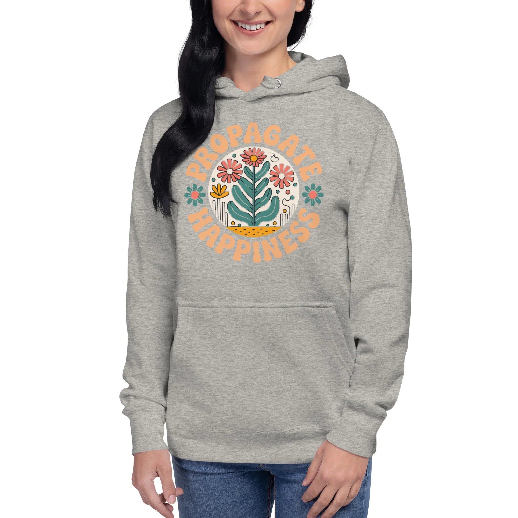 Plant Lover Hoodie – Propagate Happiness Graphic Pullover - RaZits