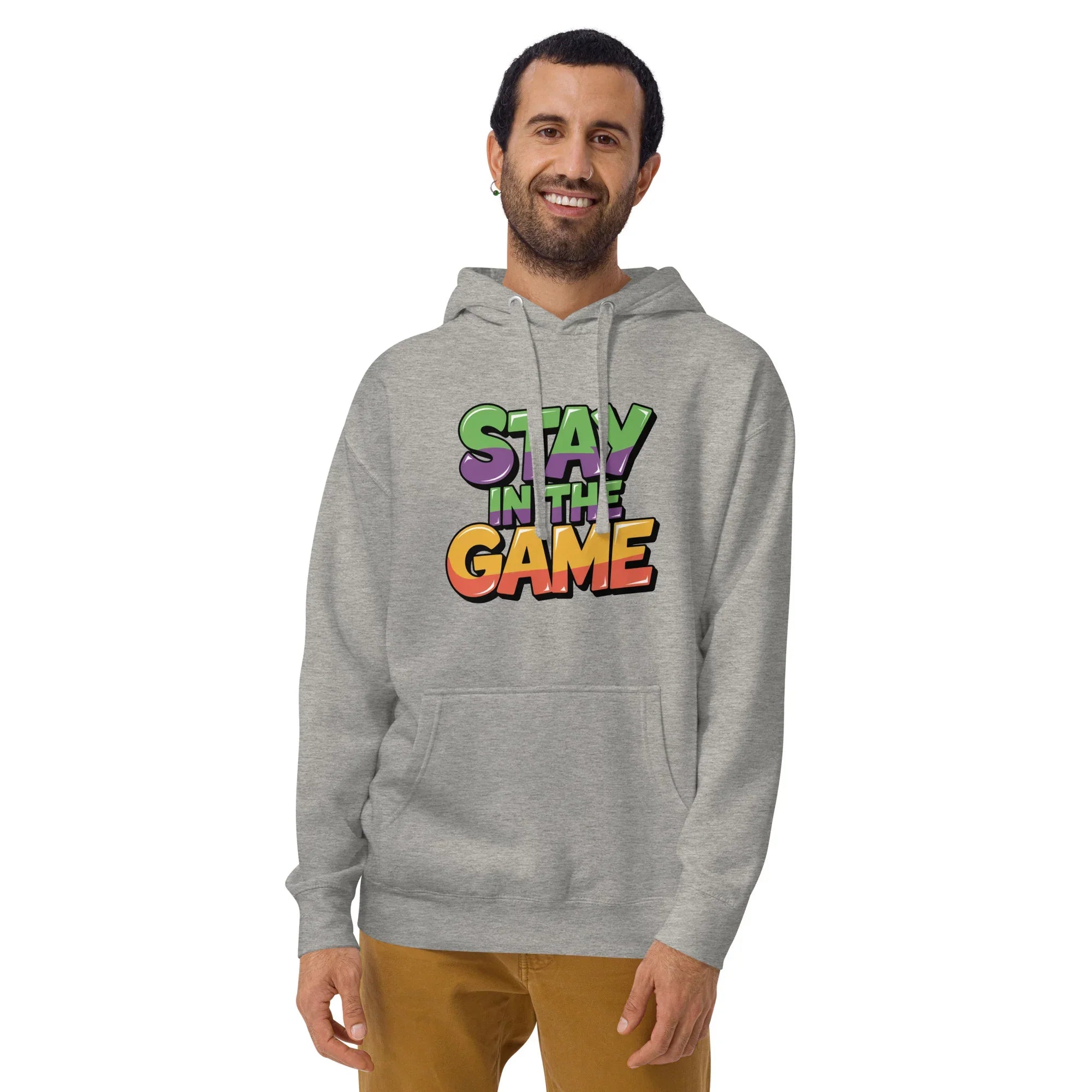 Stay in the Game Hoodie – Bold Motivational Gamer Style - RaZits