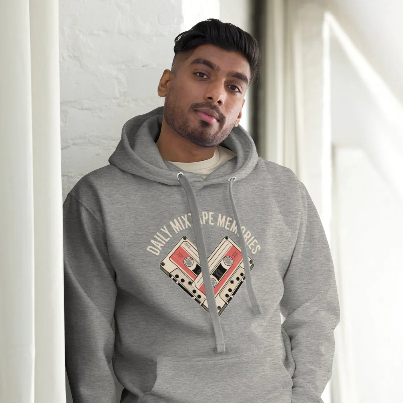 Mixtape Memories Hoodie – Retro Cassette Heart Throwback - RaZits