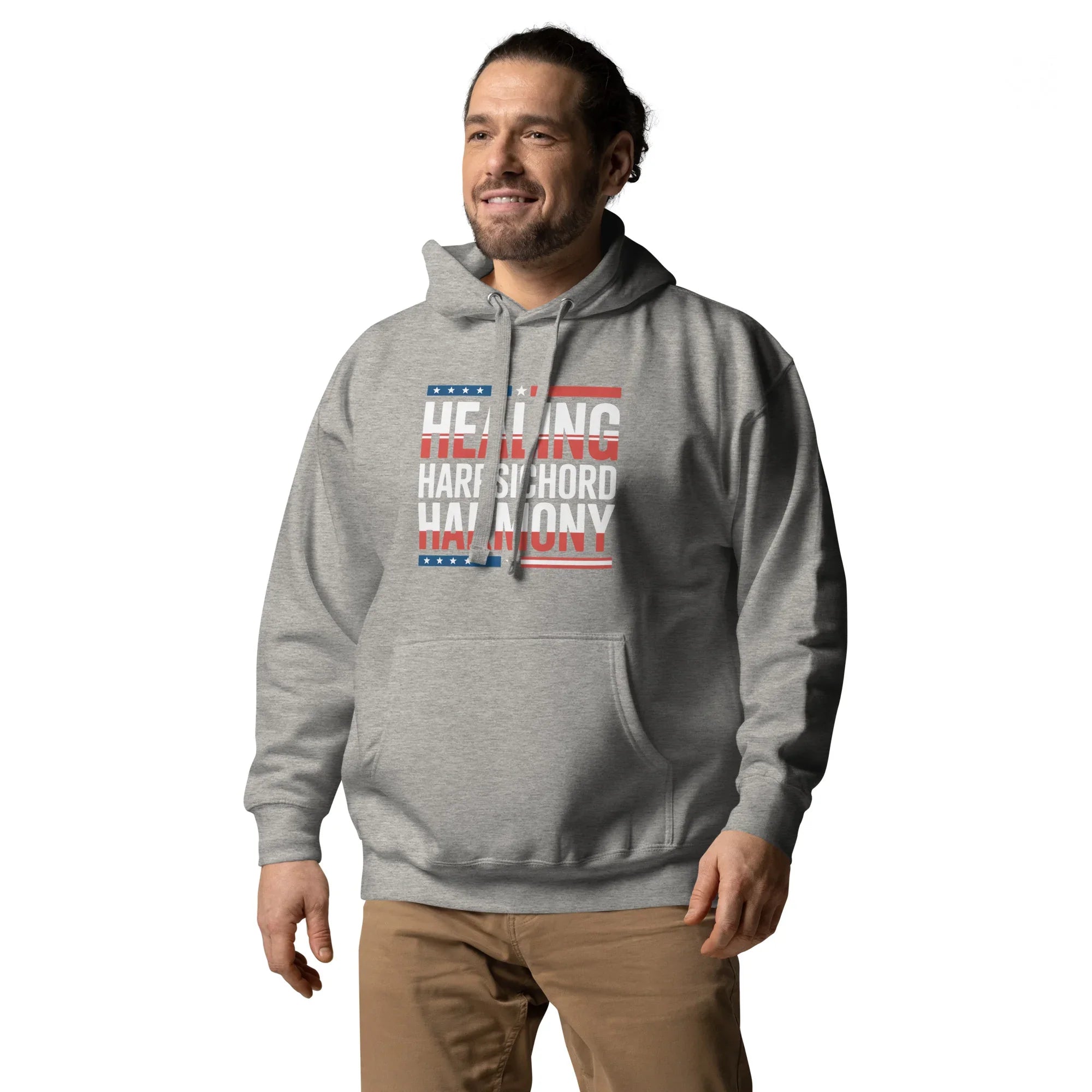 Healing Harpsichord Harmony Hoodie – Patriotic Classical Vibes - RaZits