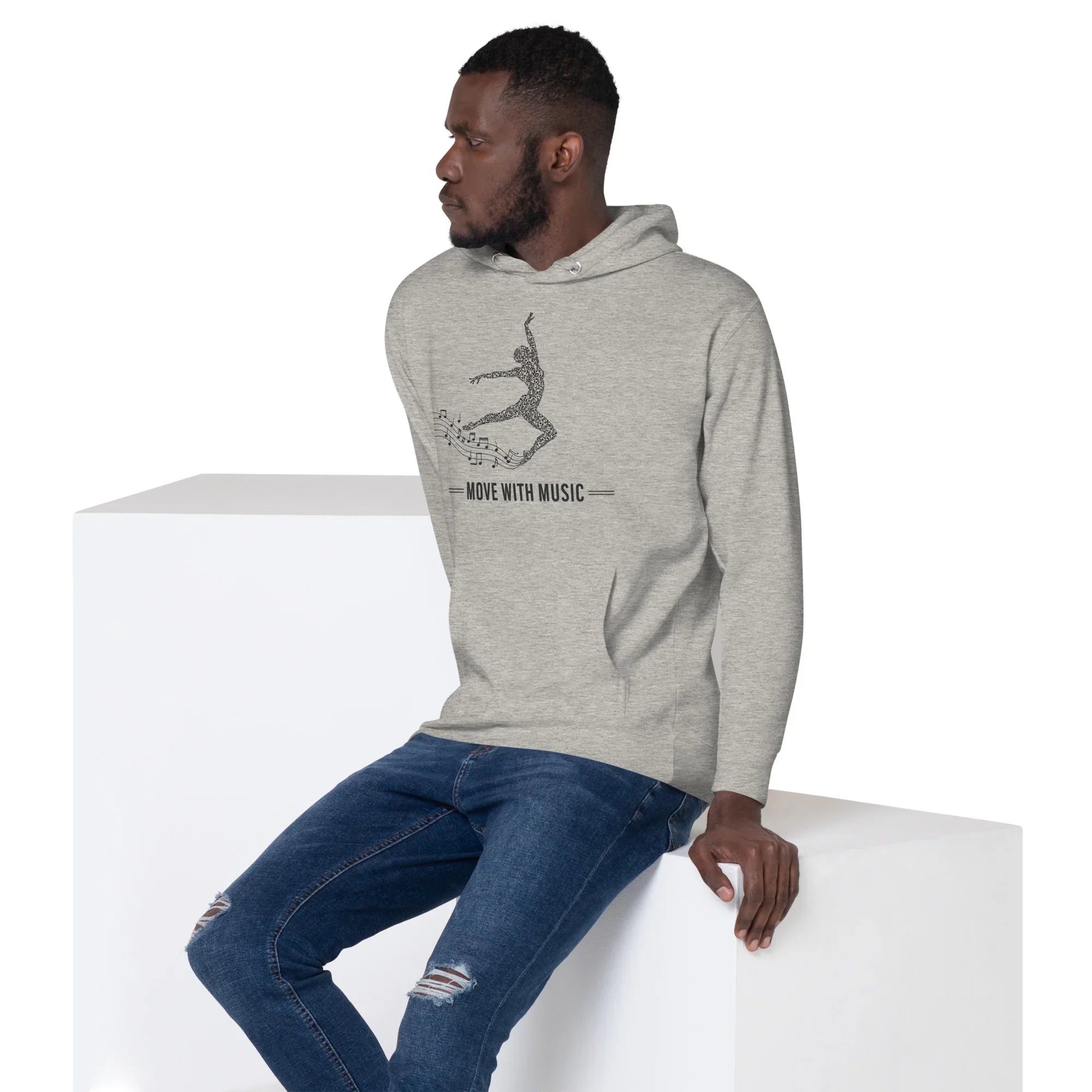 Move With Music Hoodie – Dance & Rhythm Graphic - RaZits