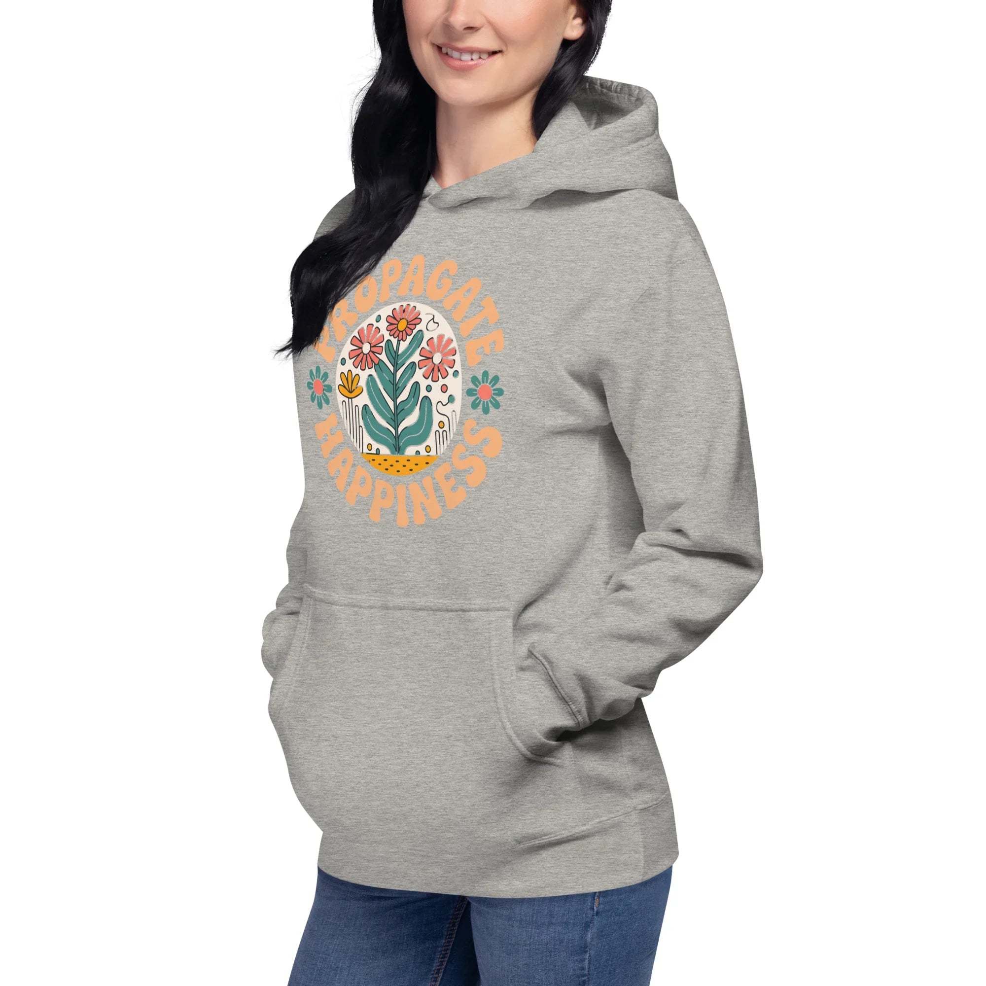 Plant Lover Hoodie – Propagate Happiness Graphic Pullover - RaZits