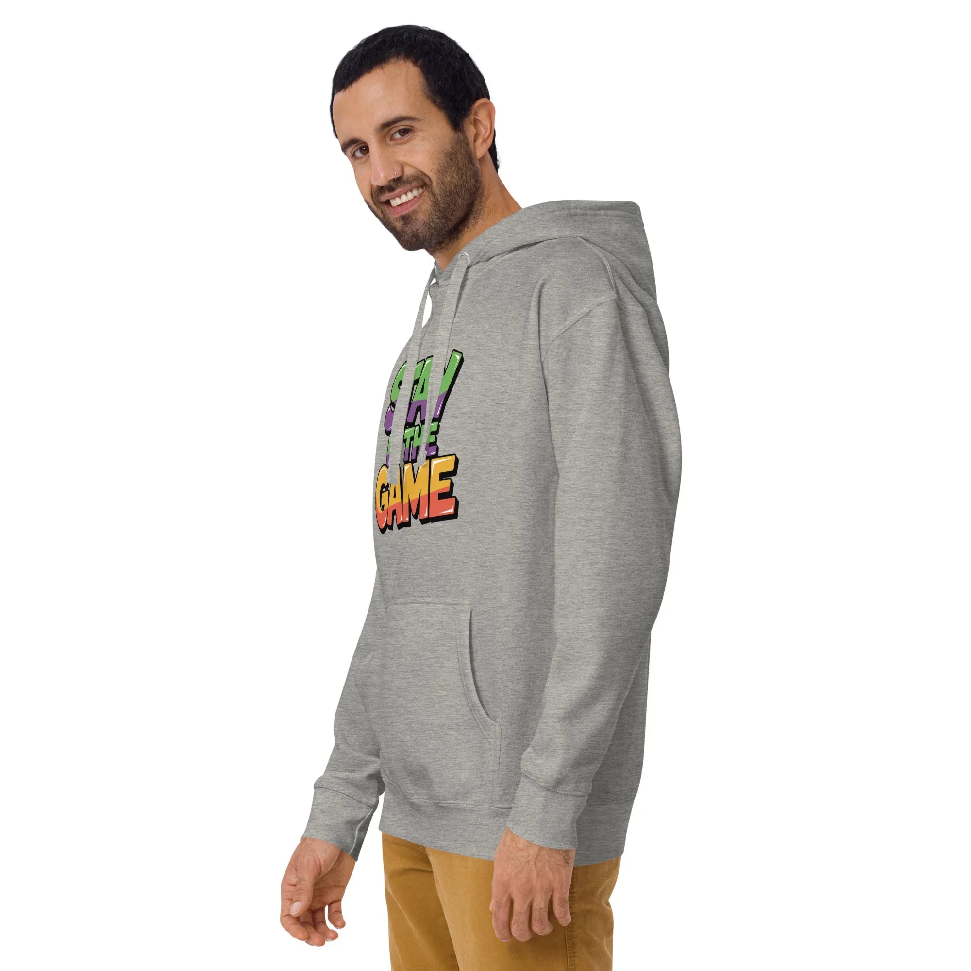 Stay in the Game Hoodie – Bold Motivational Gamer Style - RaZits