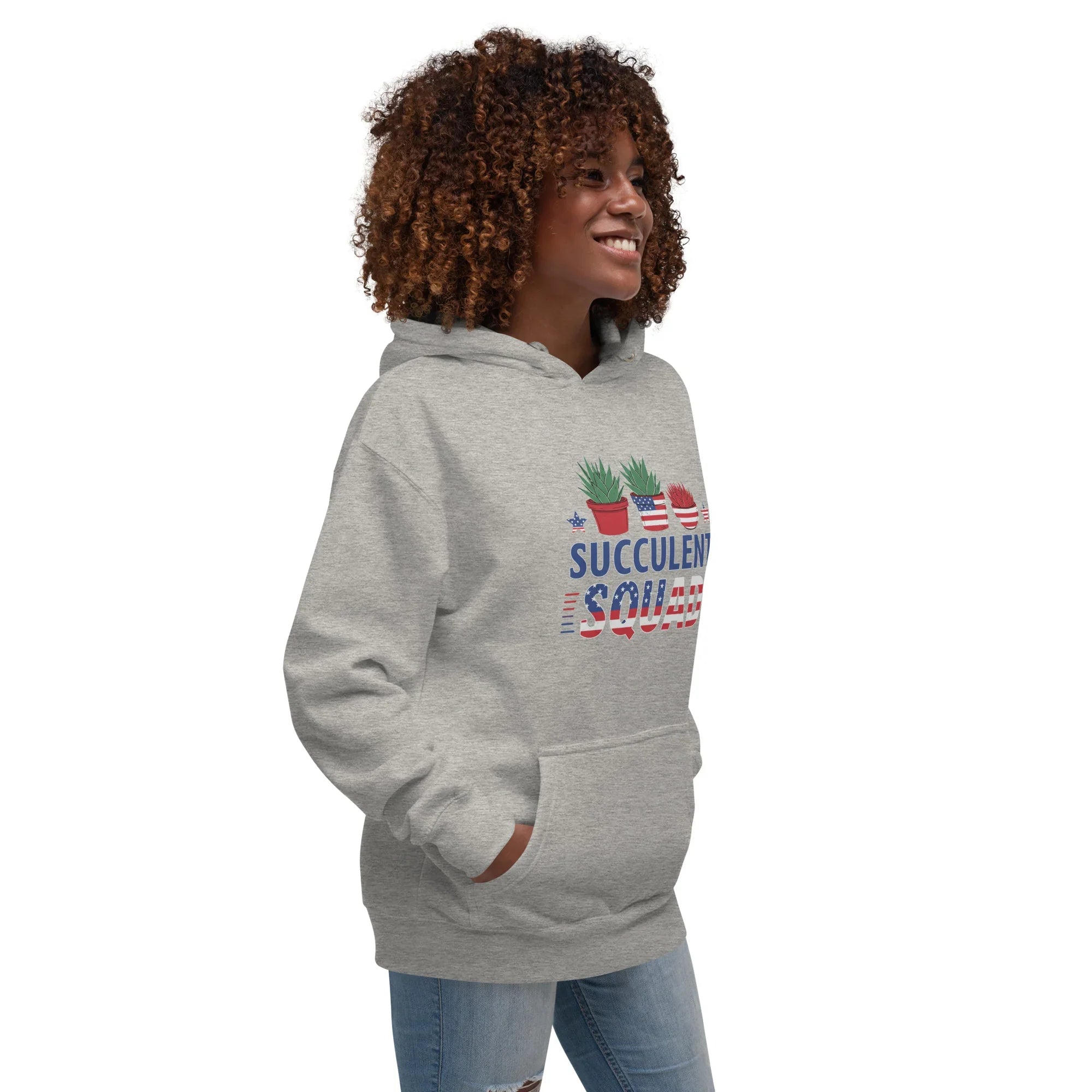 Succulent Hoodie – Succulent Squad Cute Plant Pullover - RaZits