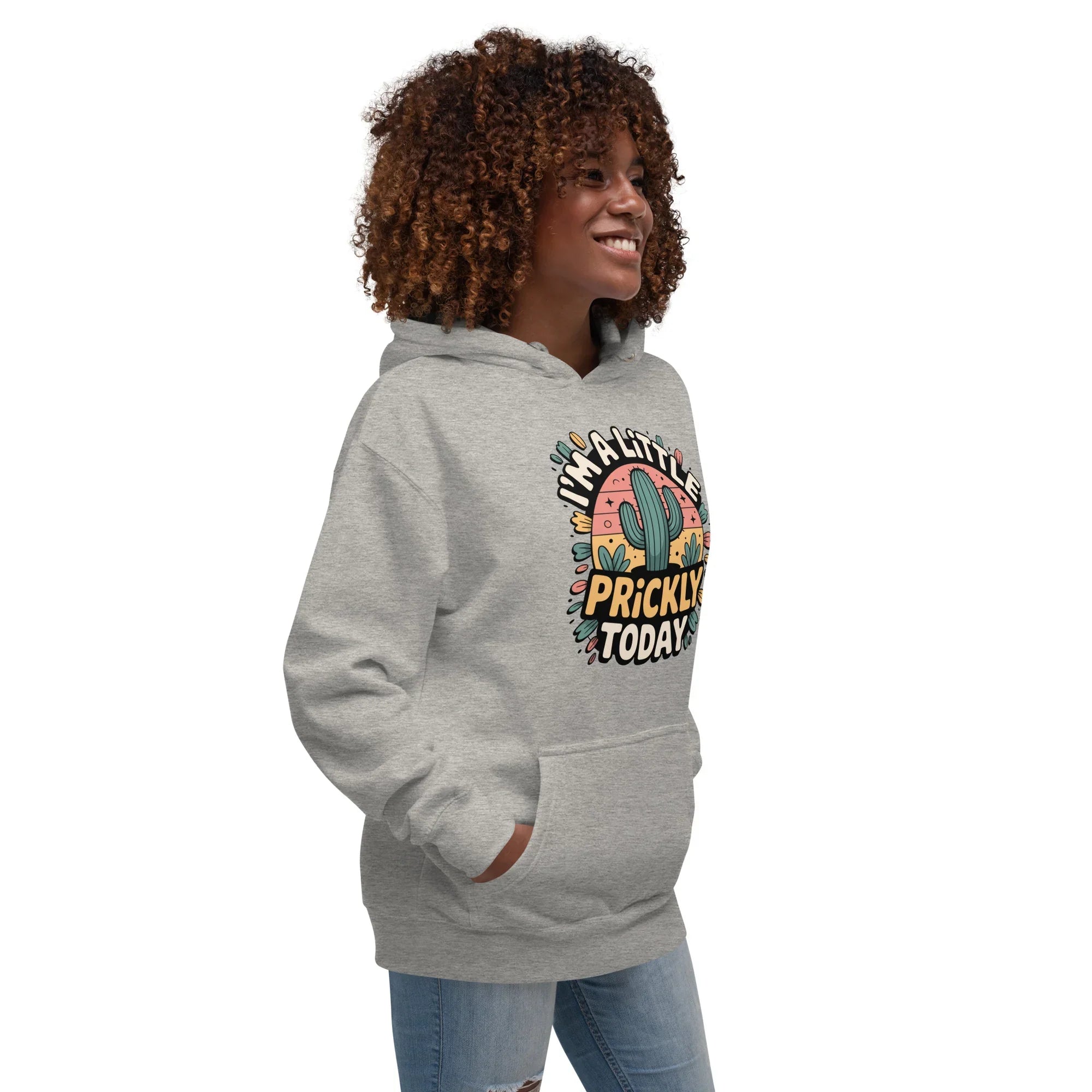 Cactus Hoodie – I’m A Little Prickly Today Funny Desert Pullover - RaZits