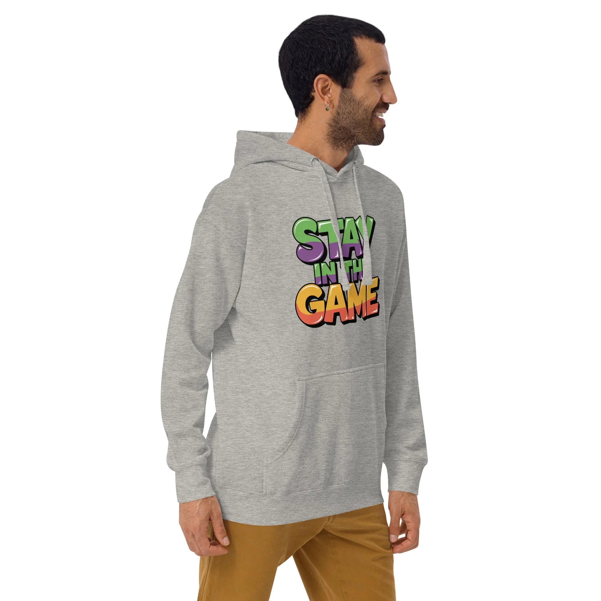 Stay in the Game Hoodie – Bold Motivational Gamer Style - RaZits