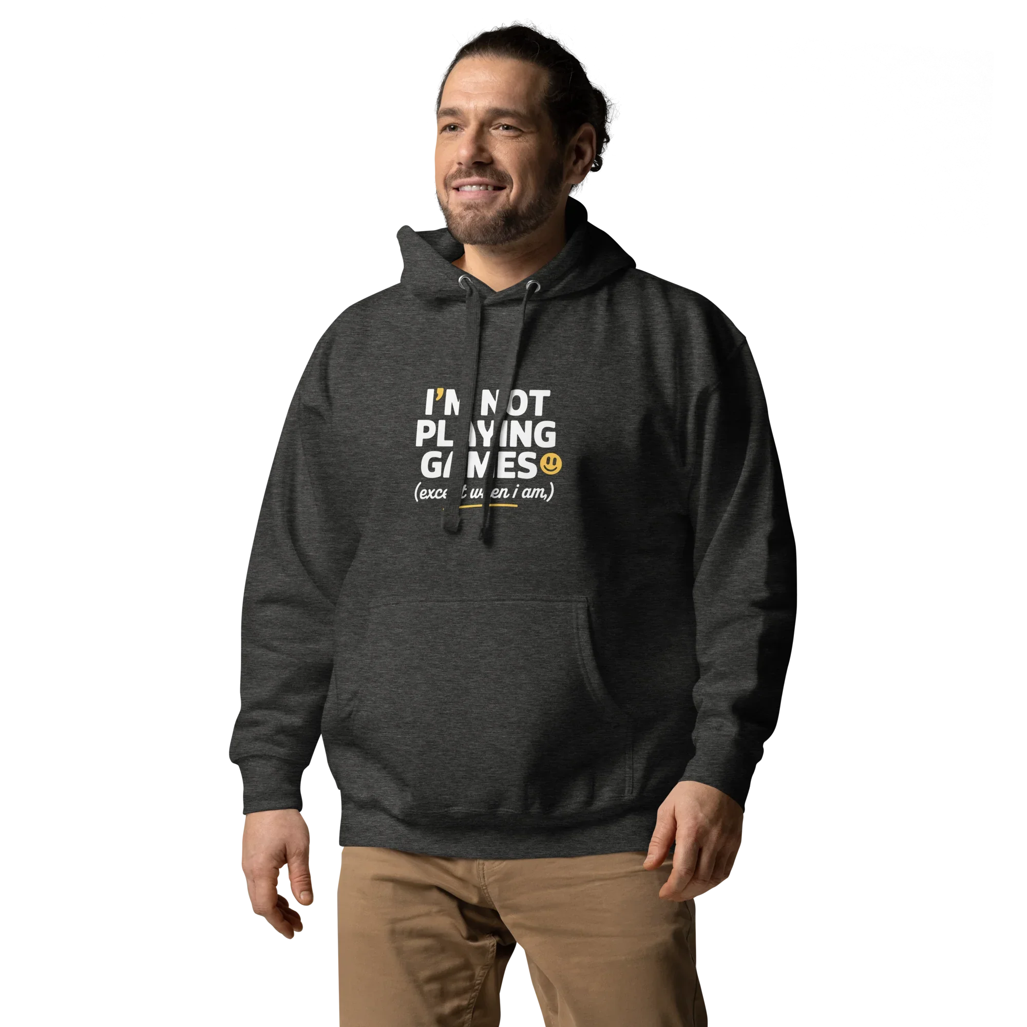 Not Playing Games Hoodie – Funny Gamer Mood Quote - RaZits