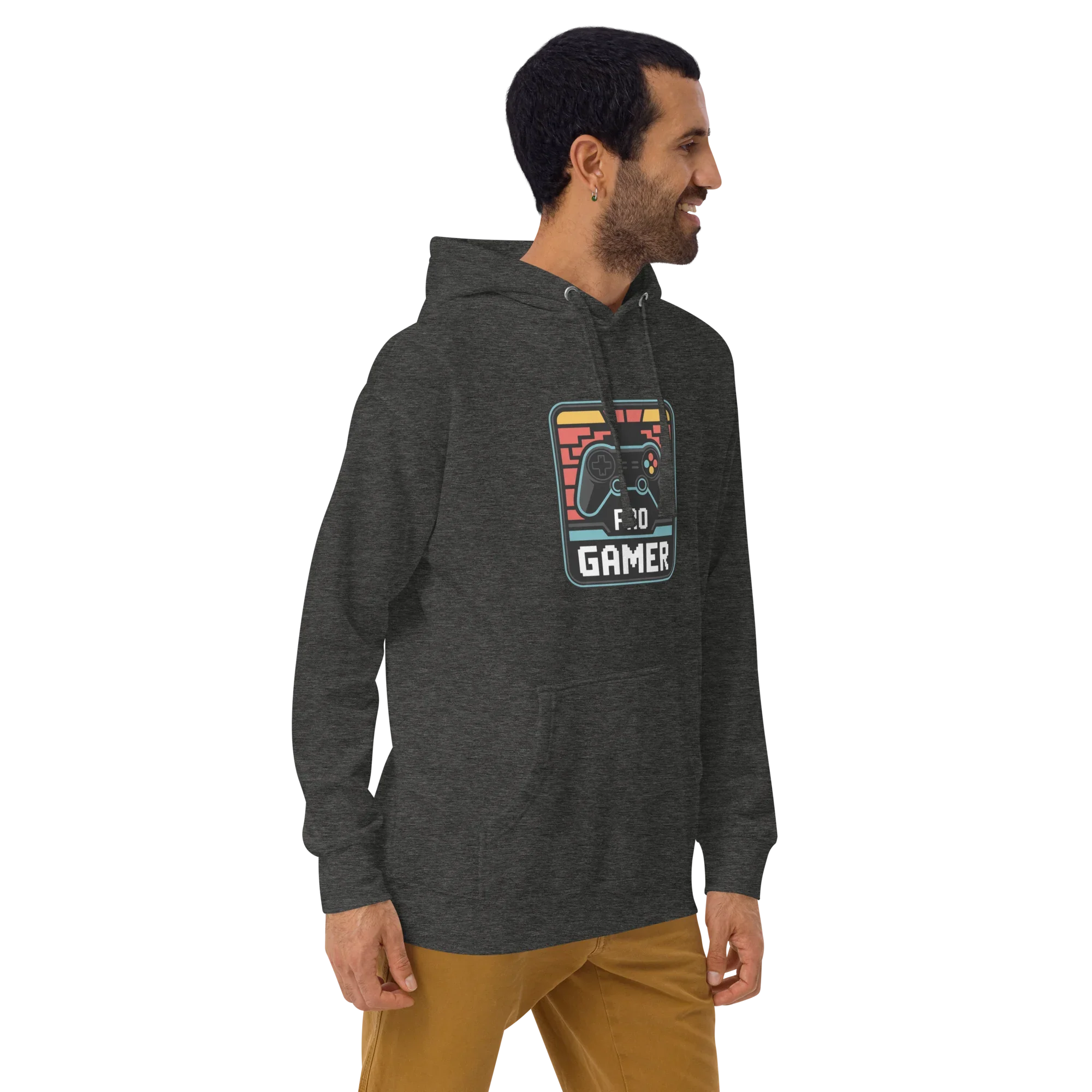 Pro Gamer Hoodie – Retro Pixel Art Game Controller Design - RaZits
