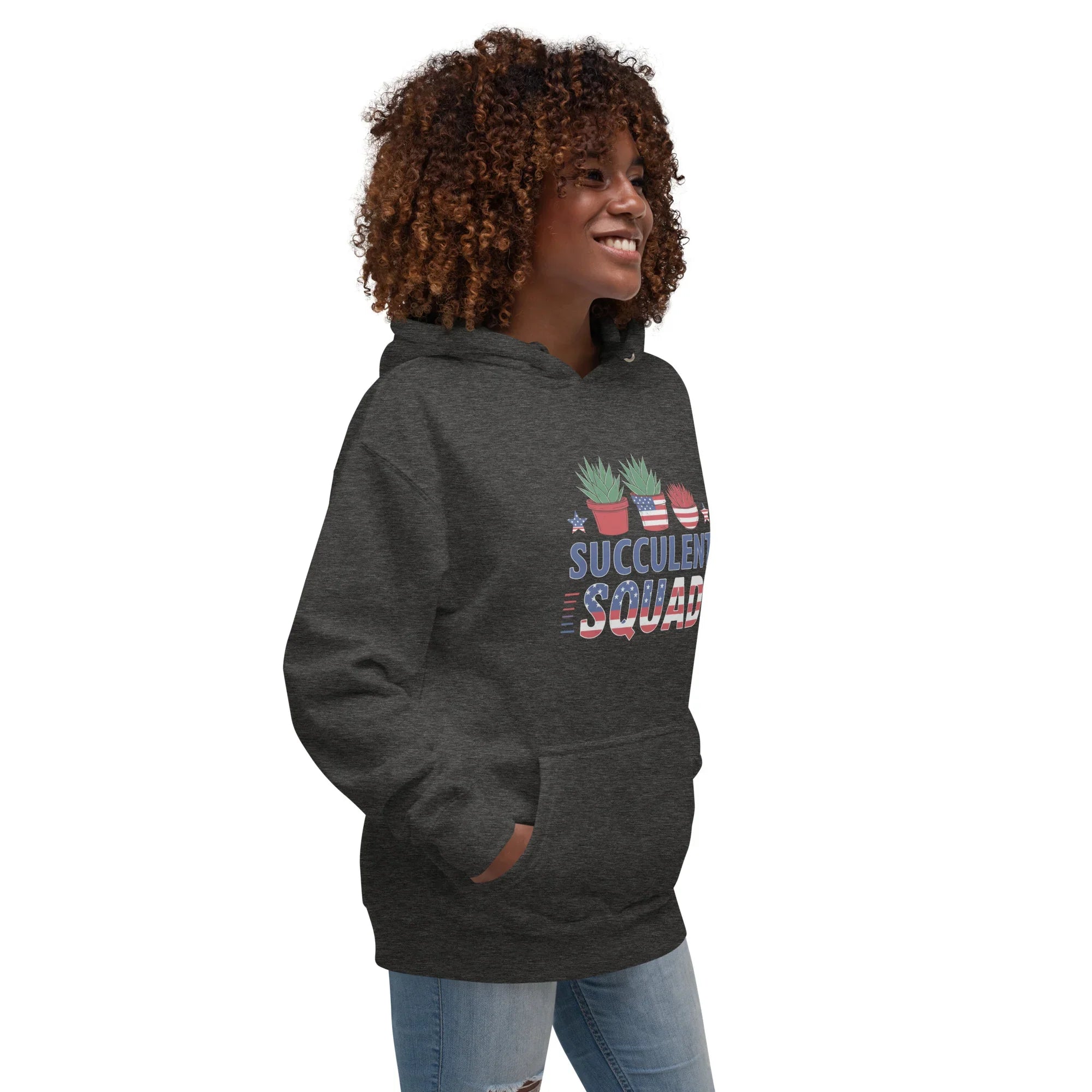 Succulent Hoodie – Succulent Squad Cute Plant Pullover - RaZits