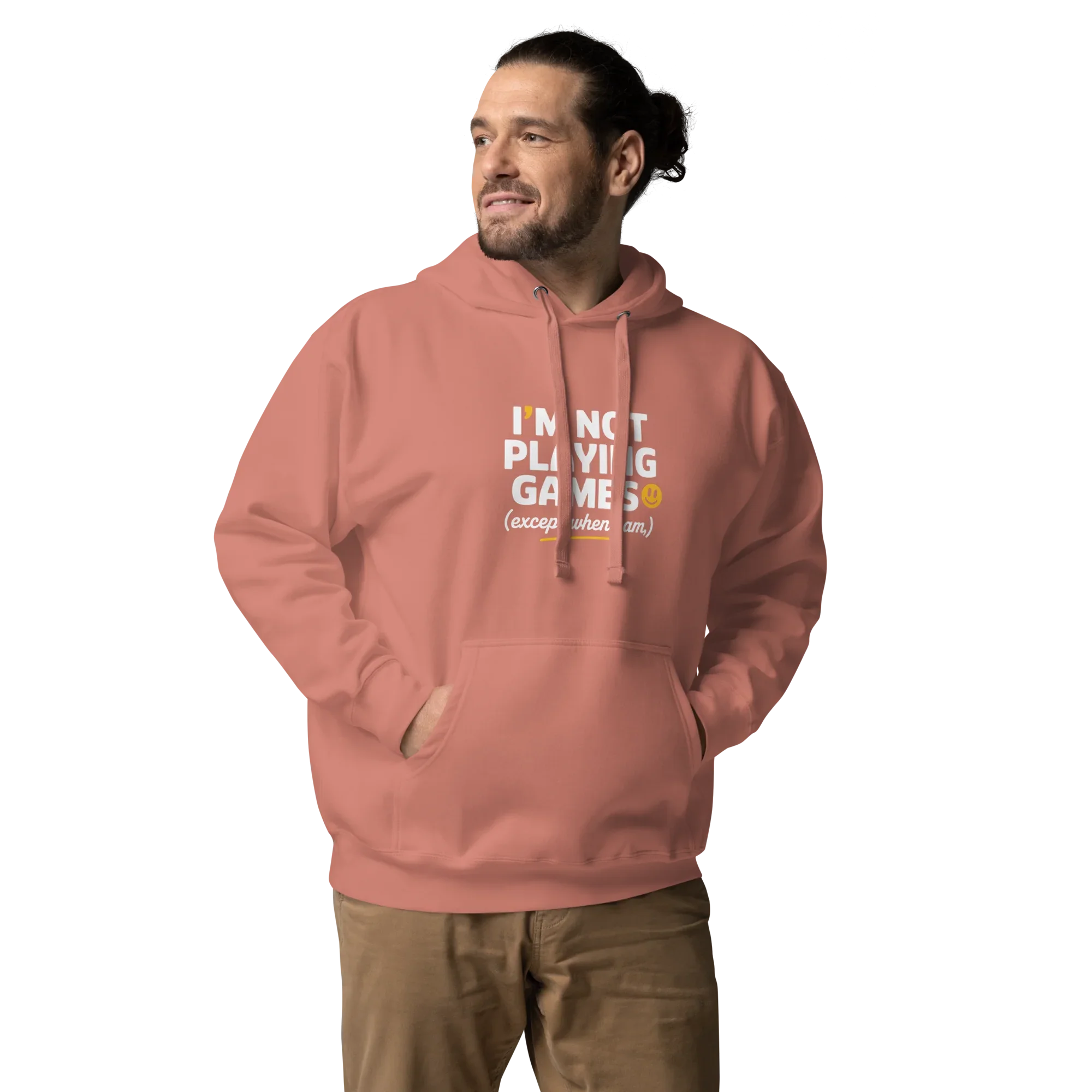 Not Playing Games Hoodie – Funny Gamer Mood Quote - RaZits