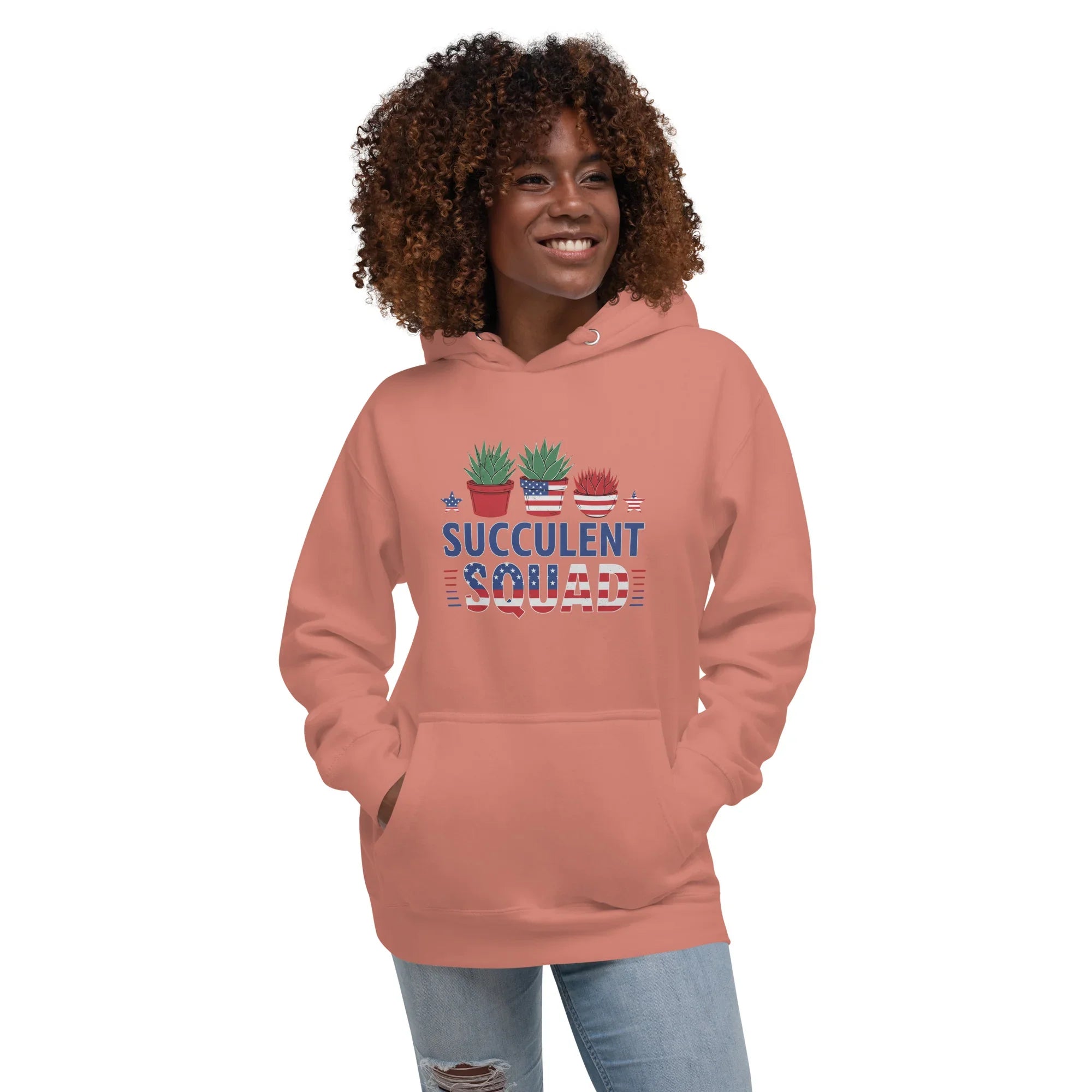 Succulent Hoodie – Succulent Squad Cute Plant Pullover - RaZits