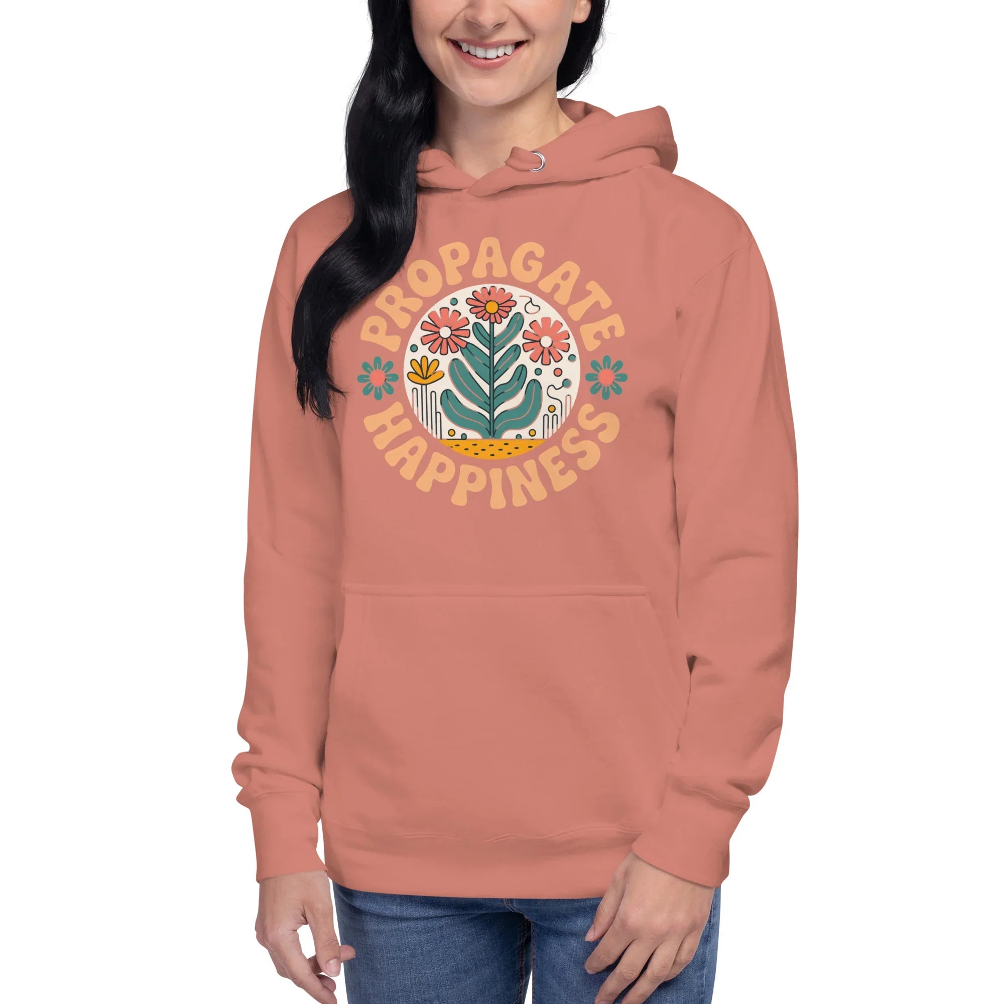 Plant Lover Hoodie – Propagate Happiness Graphic Pullover - RaZits