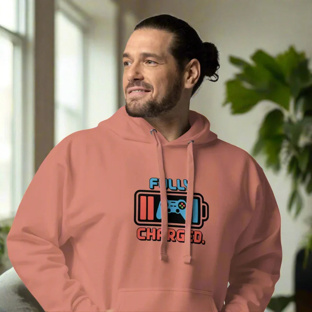 Fully Charged Hoodie – Gaming Controller Battery Design - RaZits