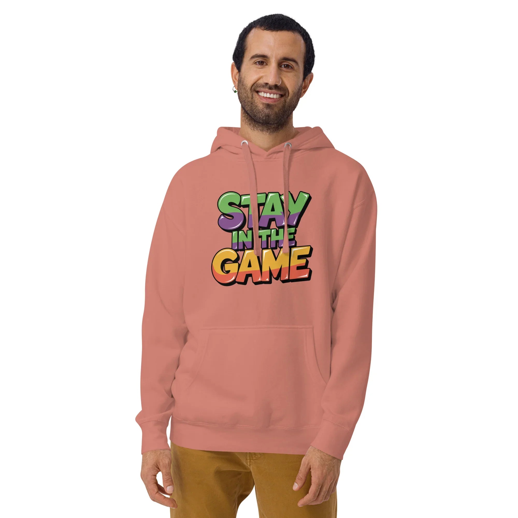 Stay in the Game Hoodie – Bold Motivational Gamer Style - RaZits