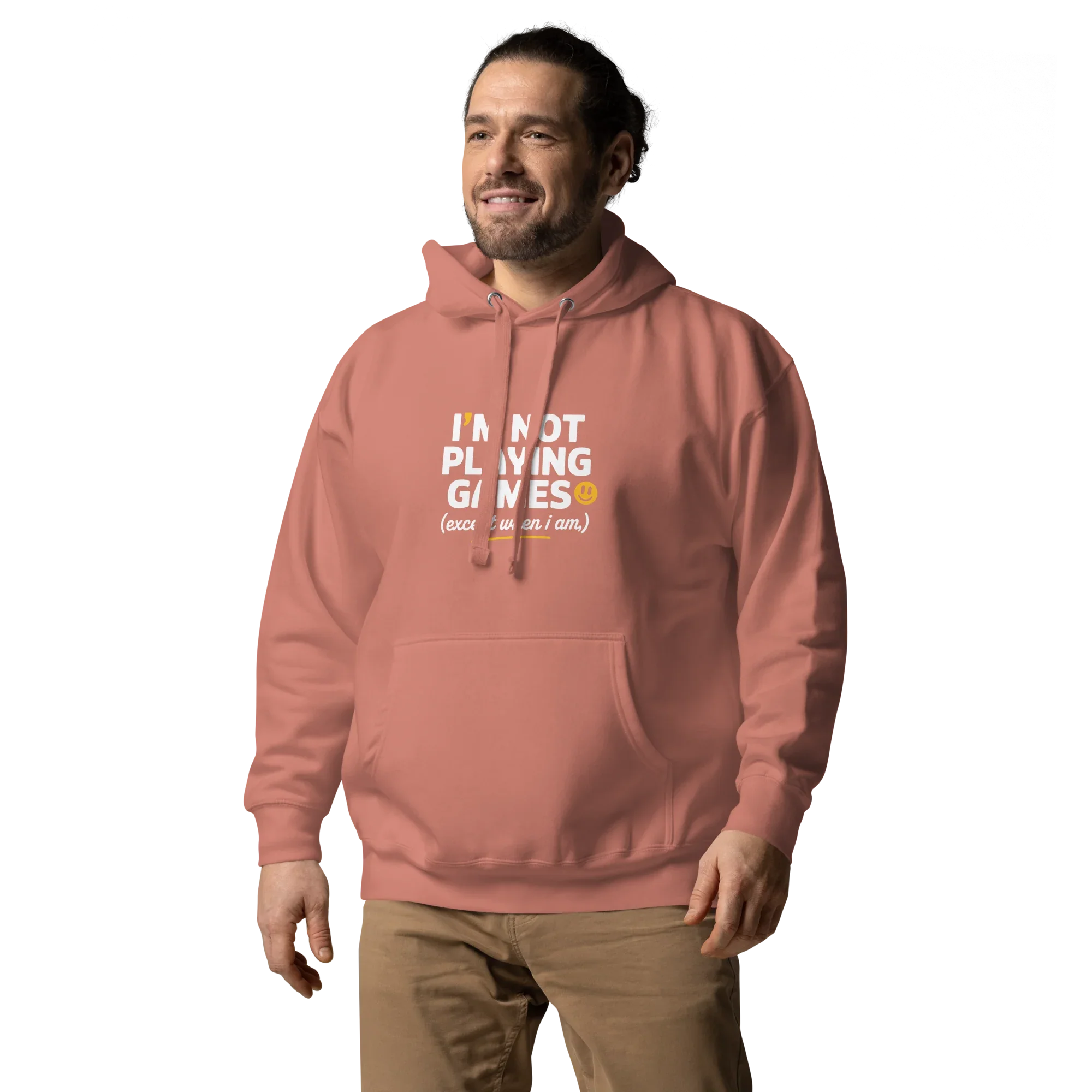 Not Playing Games Hoodie – Funny Gamer Mood Quote - RaZits