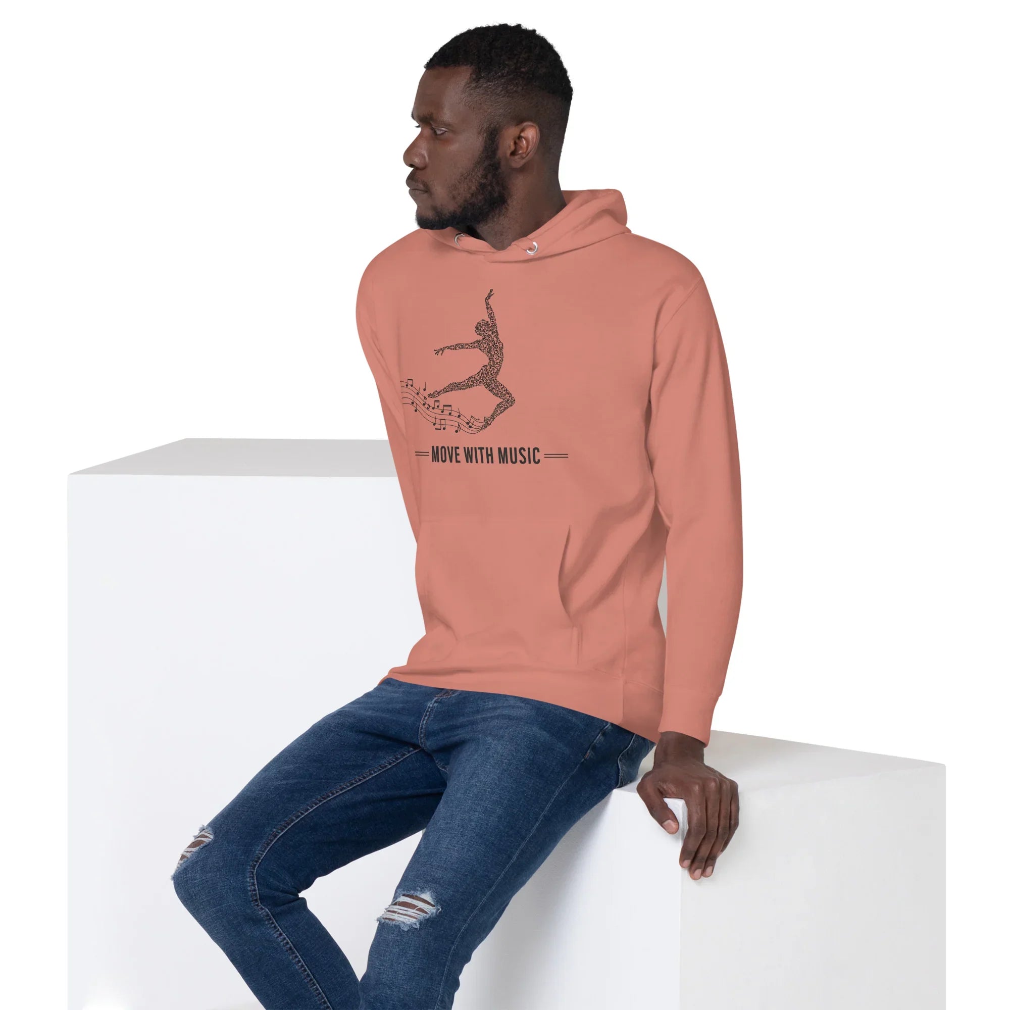 Move With Music Hoodie – Dance & Rhythm Graphic - RaZits