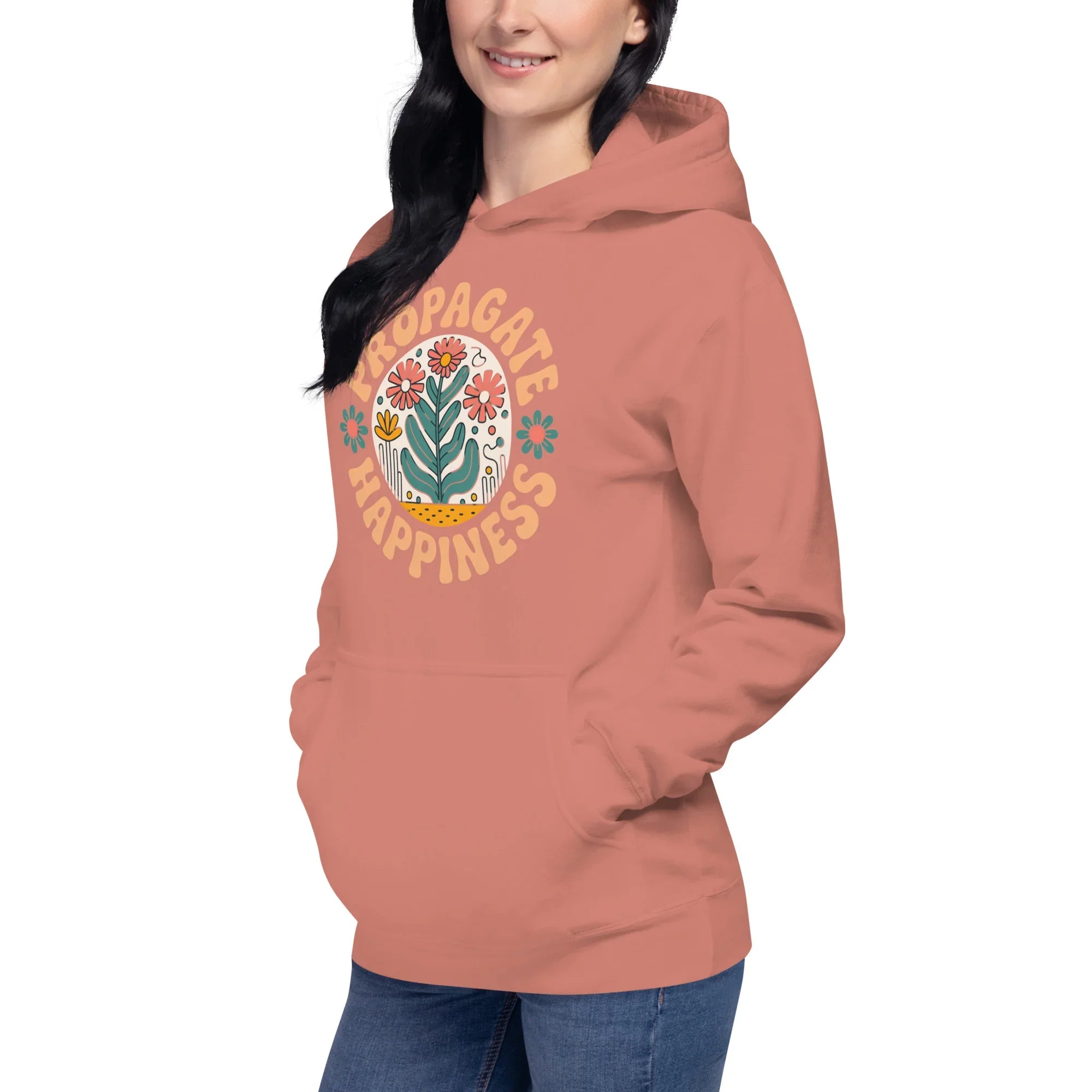 Plant Lover Hoodie – Propagate Happiness Graphic Pullover - RaZits