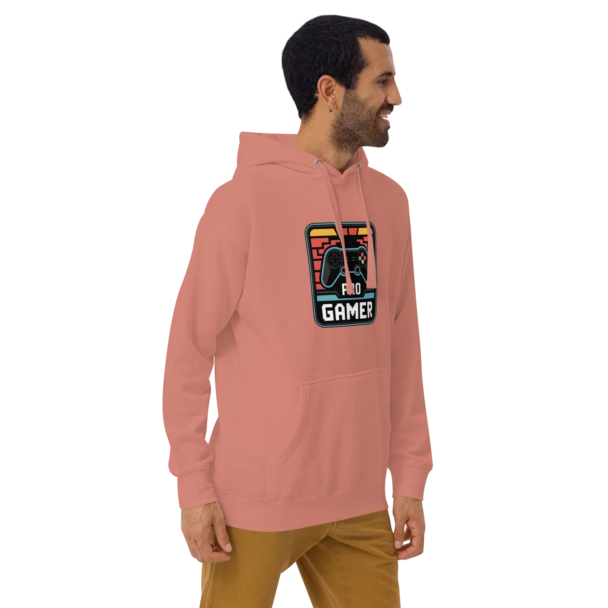 Pro Gamer Hoodie – Retro Pixel Art Game Controller Design - RaZits