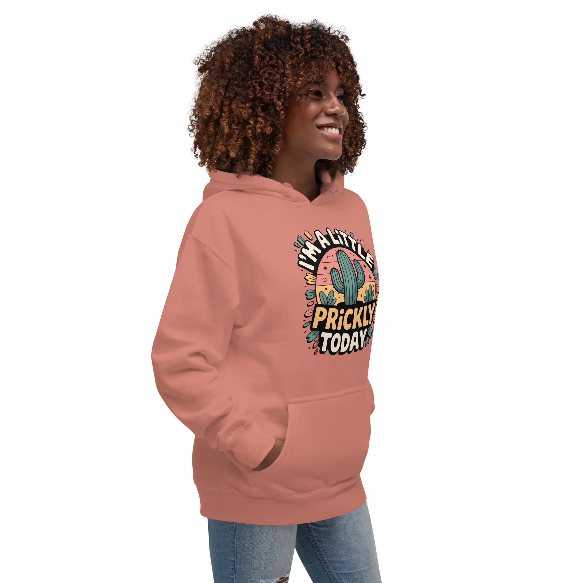 Cactus Hoodie – I’m A Little Prickly Today Funny Desert Pullover - RaZits