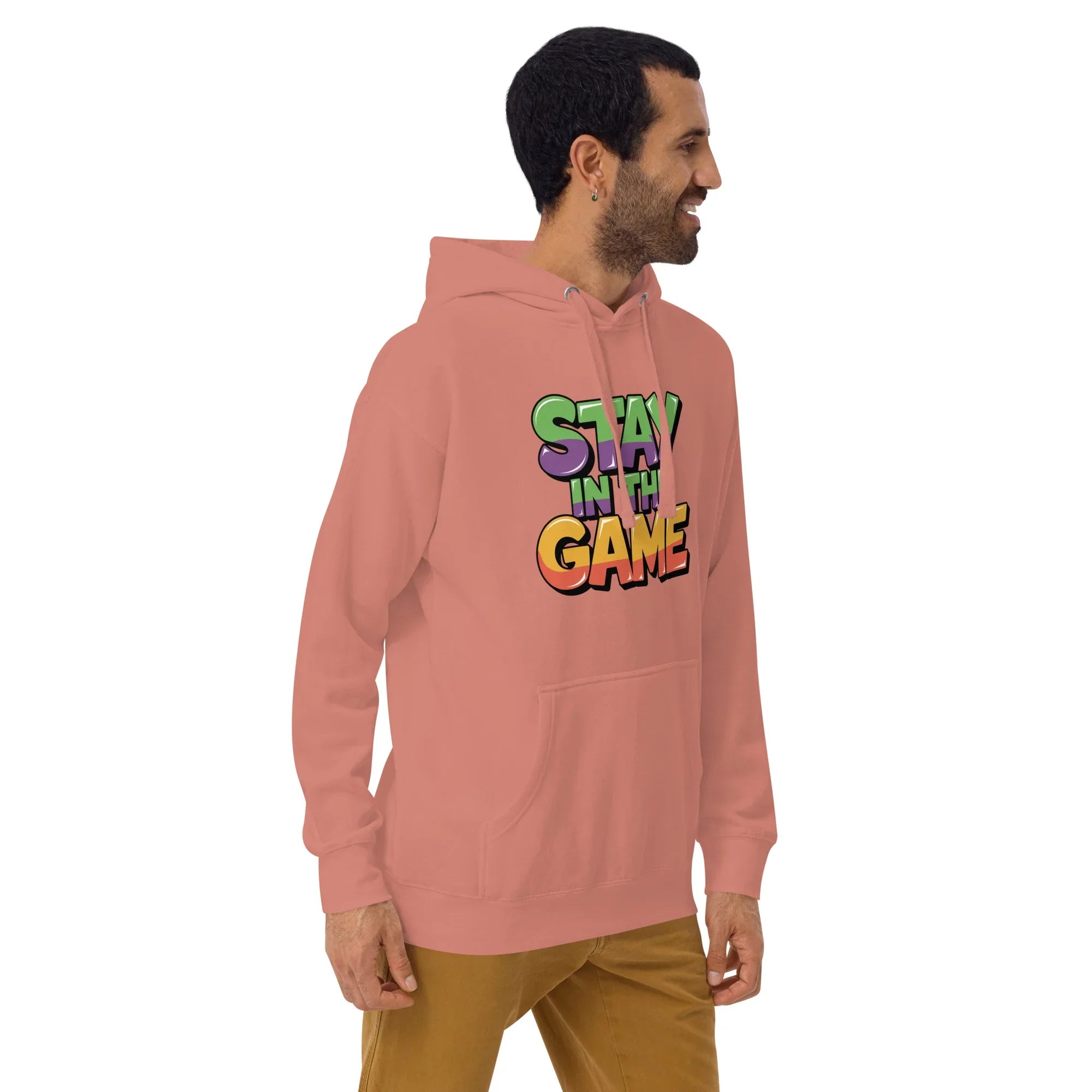 Stay in the Game Hoodie – Bold Motivational Gamer Style - RaZits