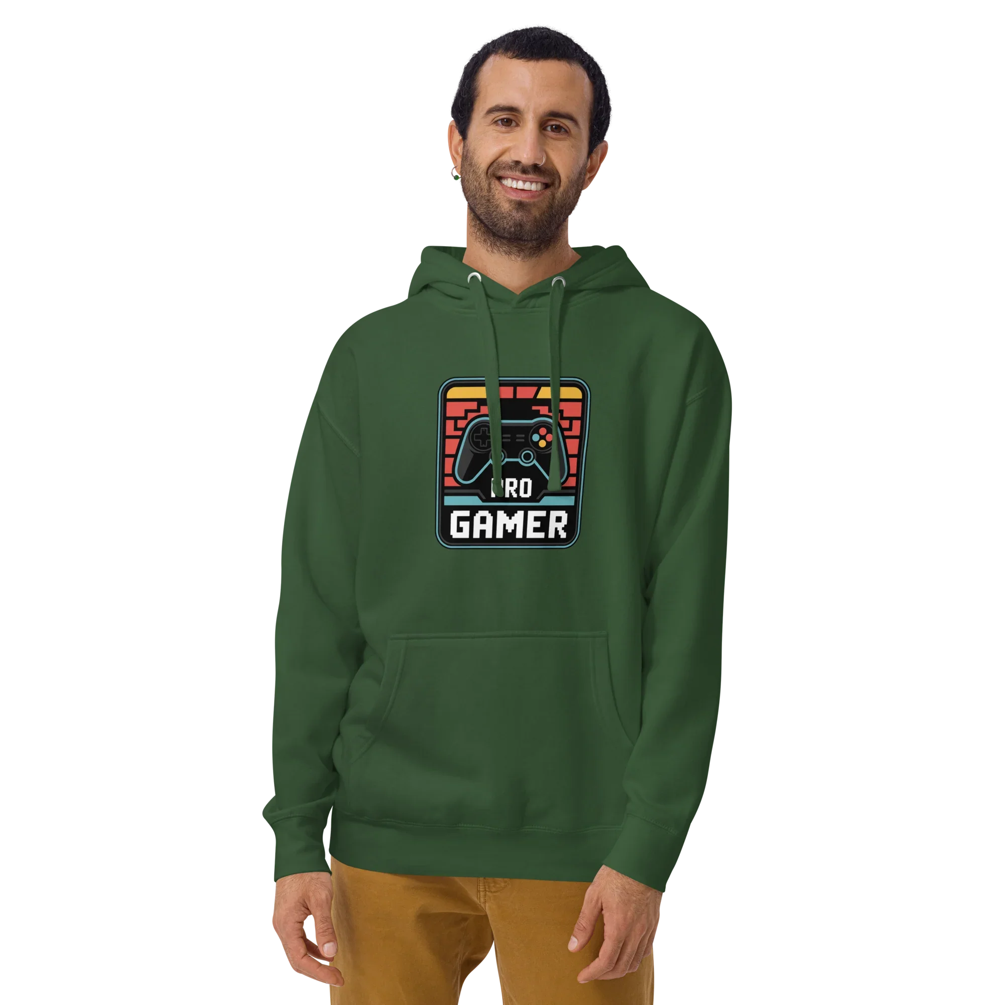Pro Gamer Hoodie – Retro Pixel Art Game Controller Design - RaZits