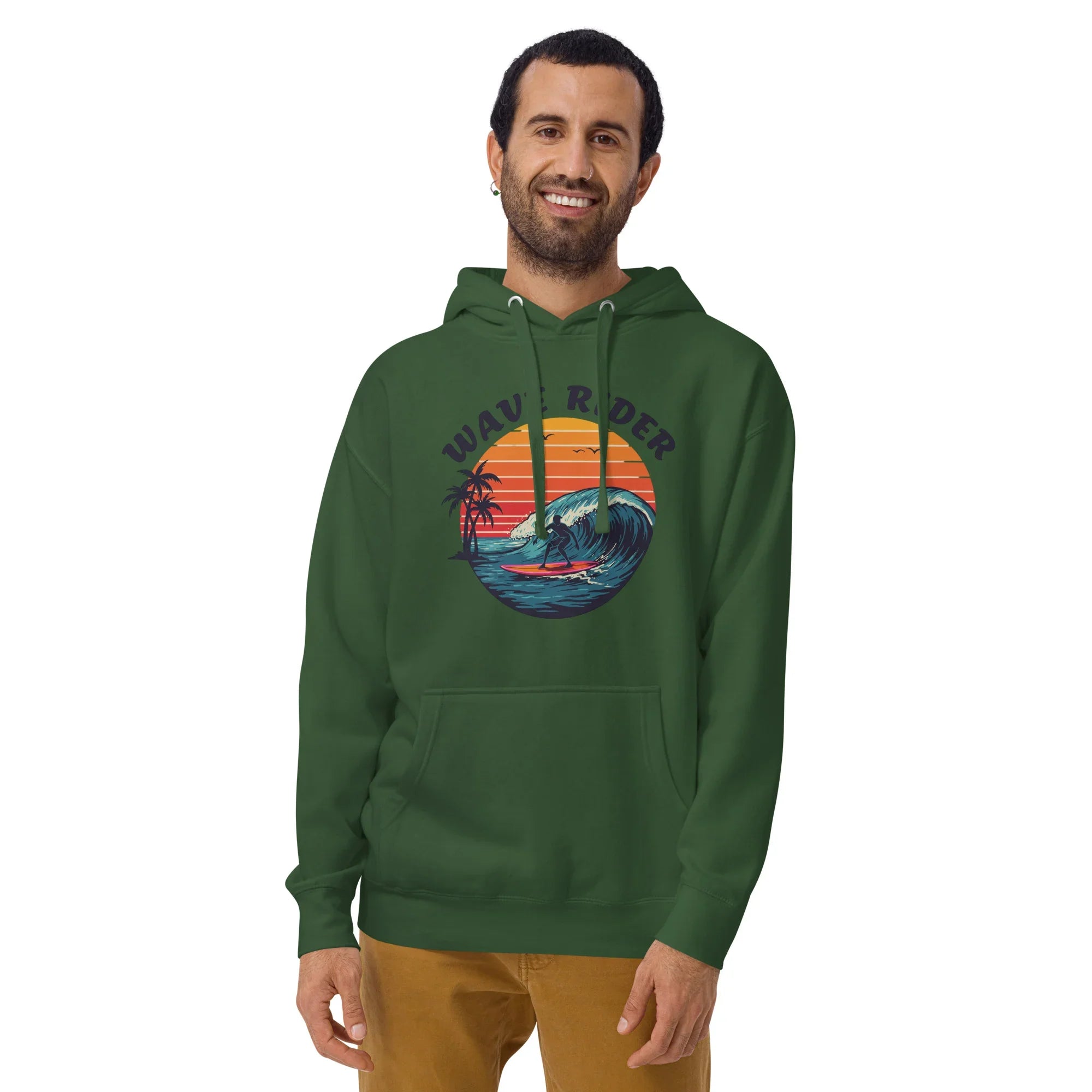 Wave Rider Hoodie – Sunset Surf Aesthetic - RaZits
