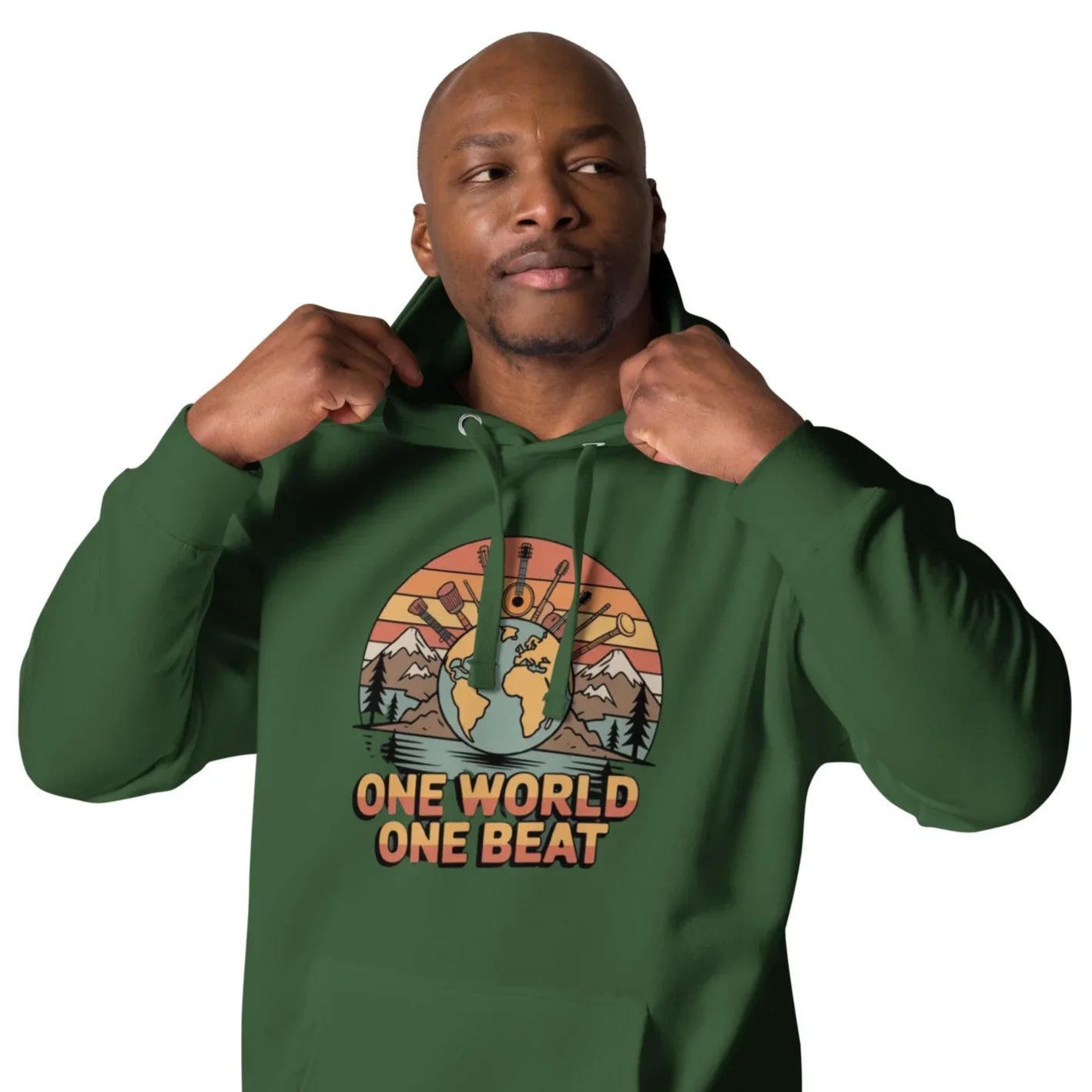 One World One Beat Hoodie – Global Music Vibes - RaZits