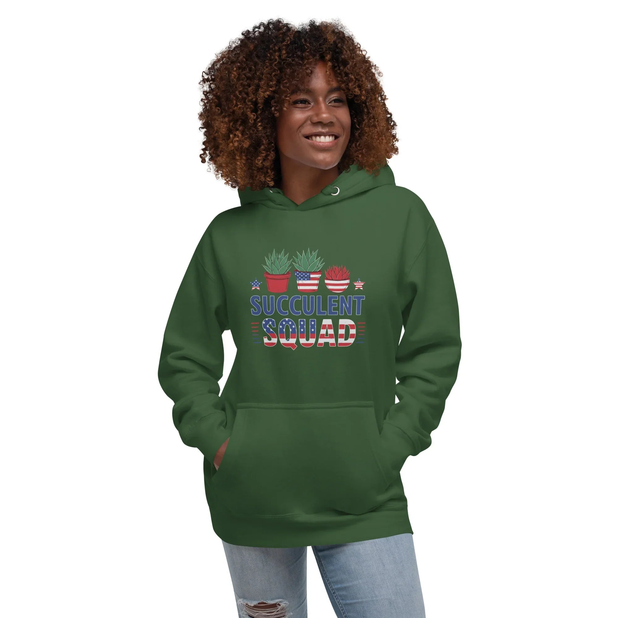 Succulent Hoodie – Succulent Squad Cute Plant Pullover - RaZits