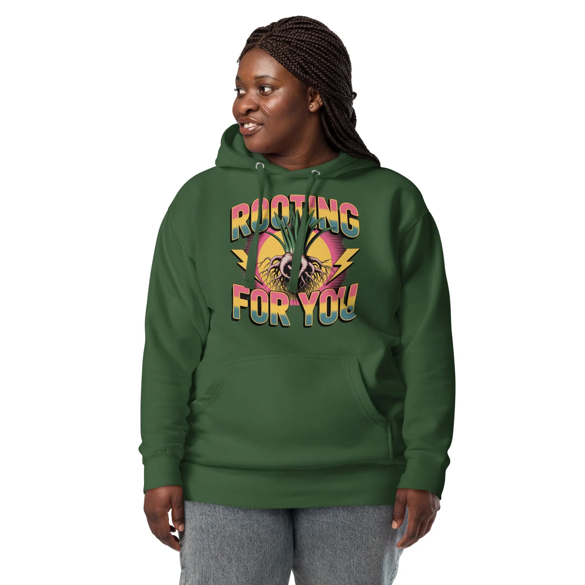 Nature Hoodie – Rooting For You Inspirational Pullover - RaZits